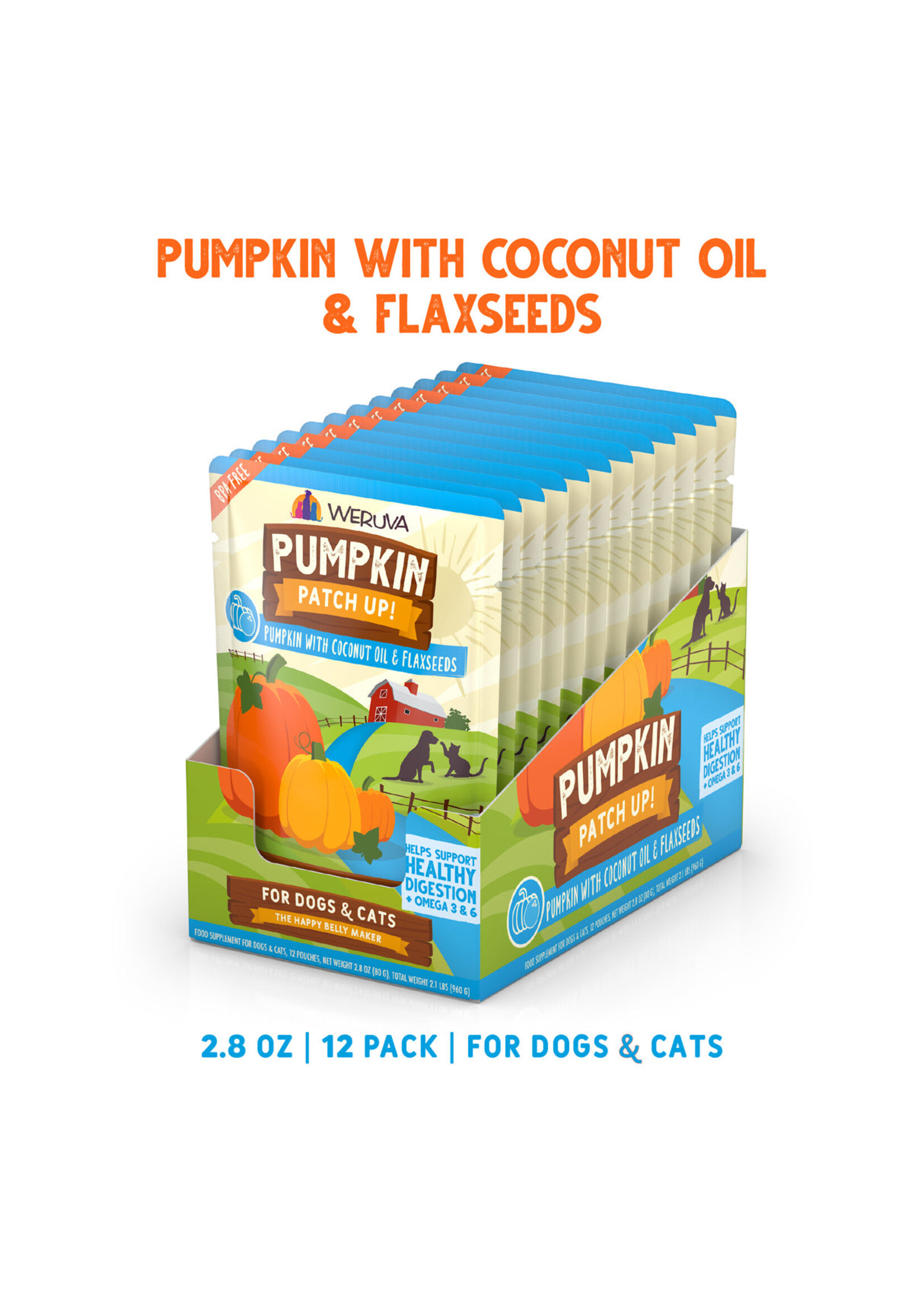 Weruva Pumpkin Patch Up 2.8 oz (Coconut Oil/Flaxseed)