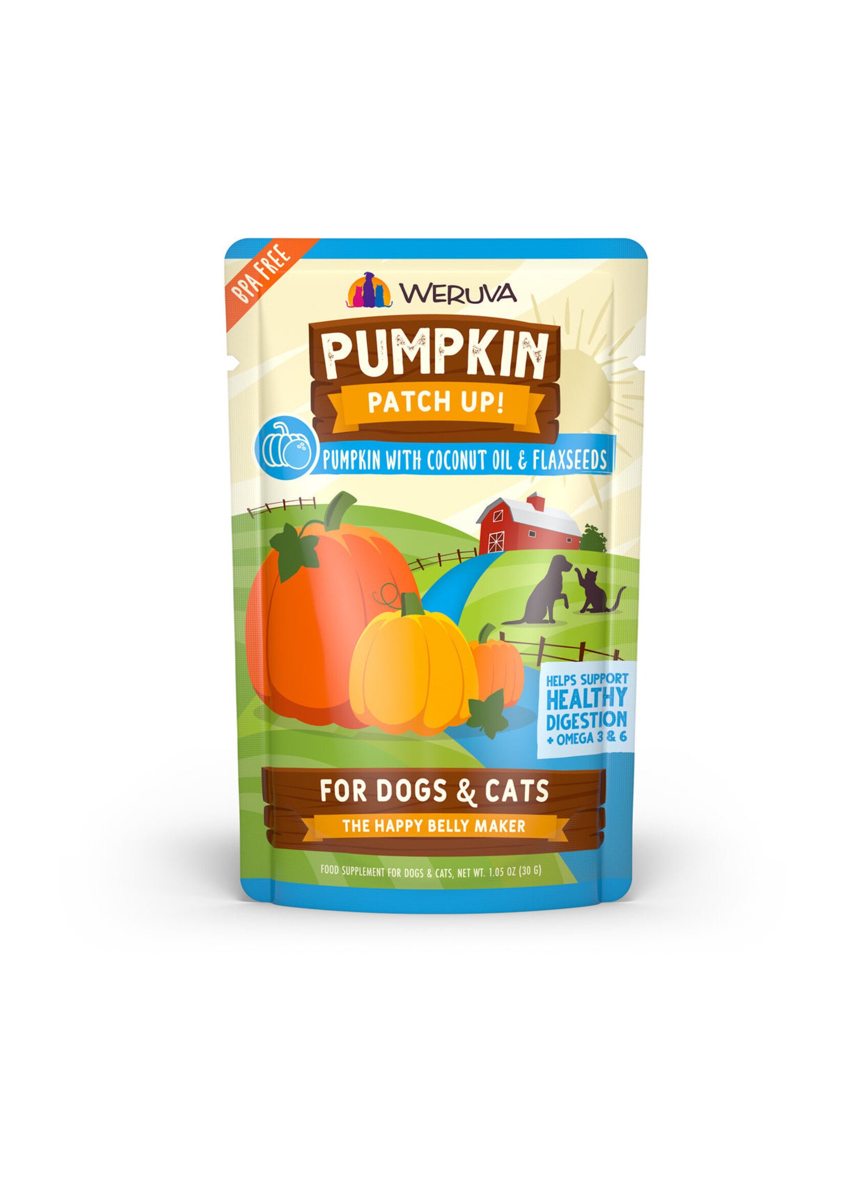 Weruva Pumpkin Patch Up 1.05 oz (Coconut Oil/Flaxseed)