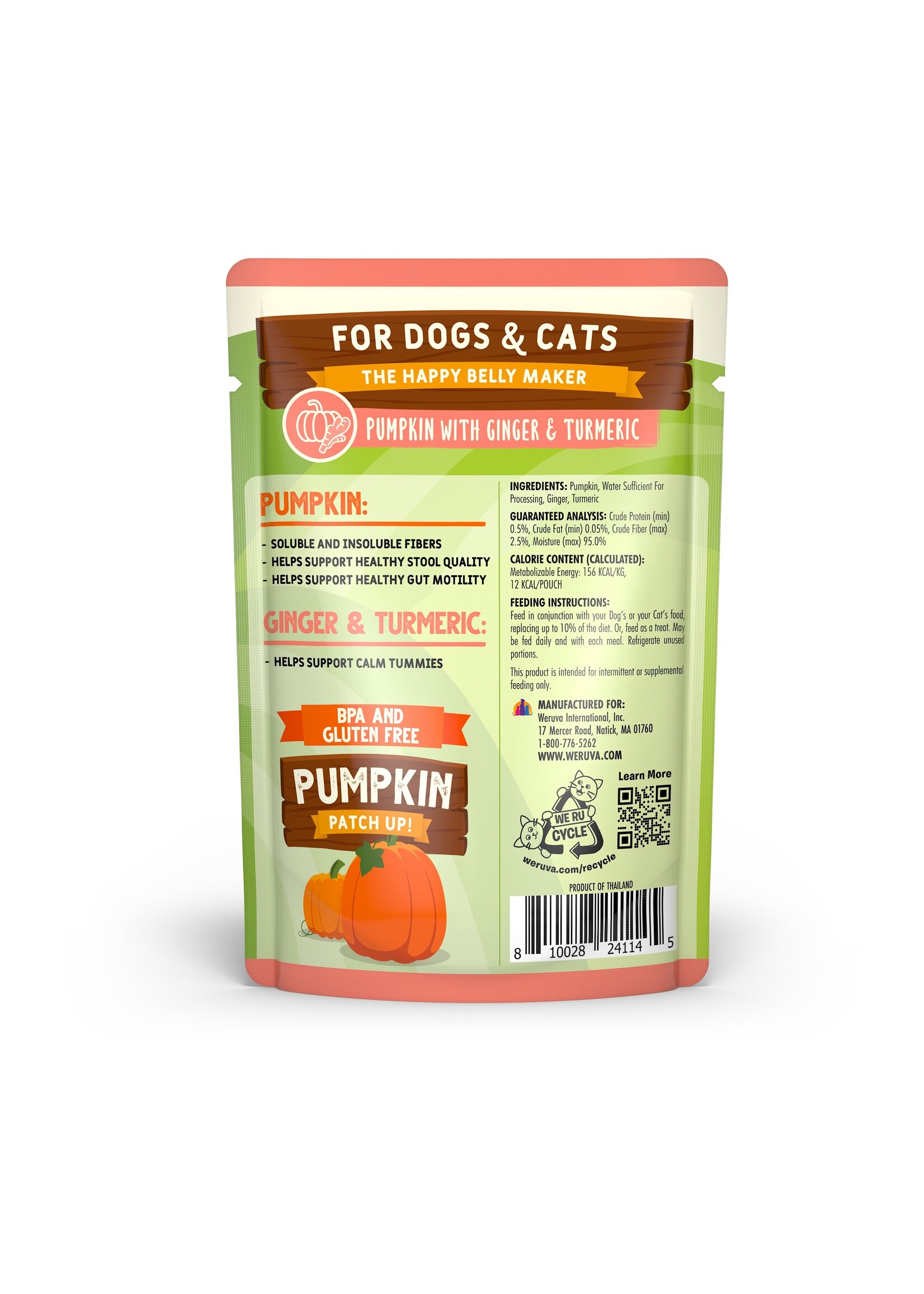 Weruva Pumpkin Patch Up 2.8 oz (Ginger/Turmeric)