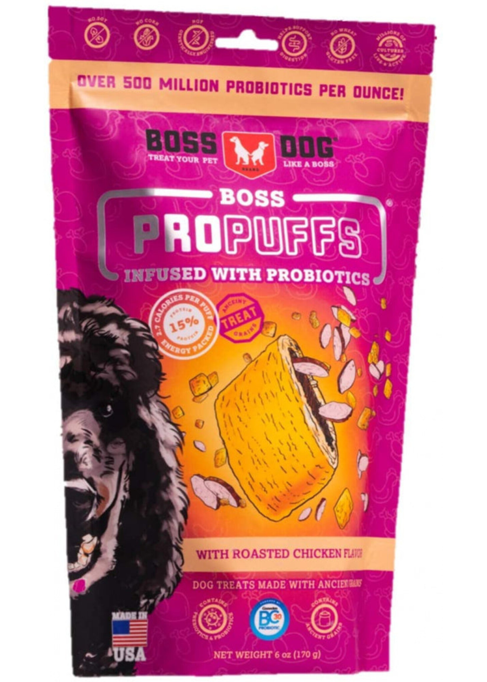 Boss Dog ProPuffs Roasted Chicken 6 oz