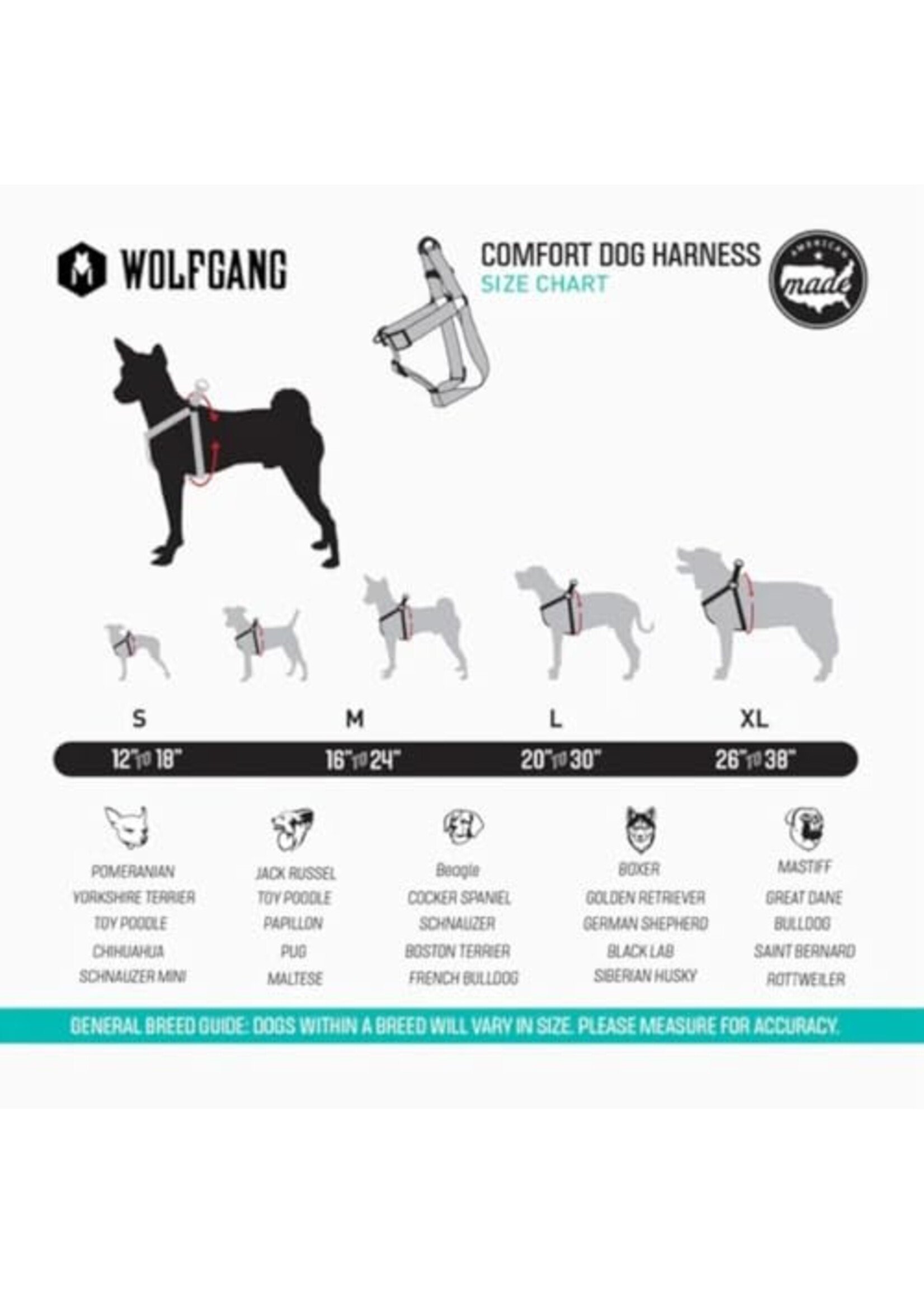 Wolfgang DigitalDog Harness Lg 20-30”