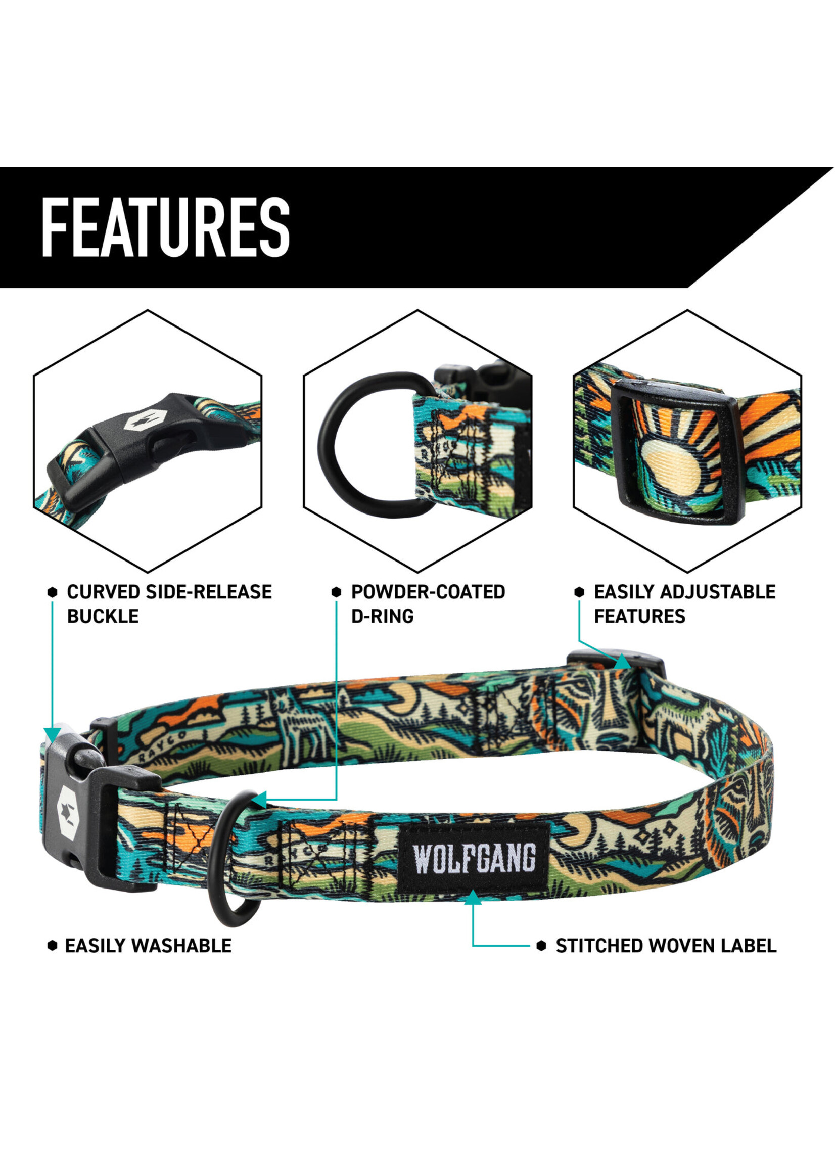 Wolfgang WildFlower Collar Sm (8-12”)