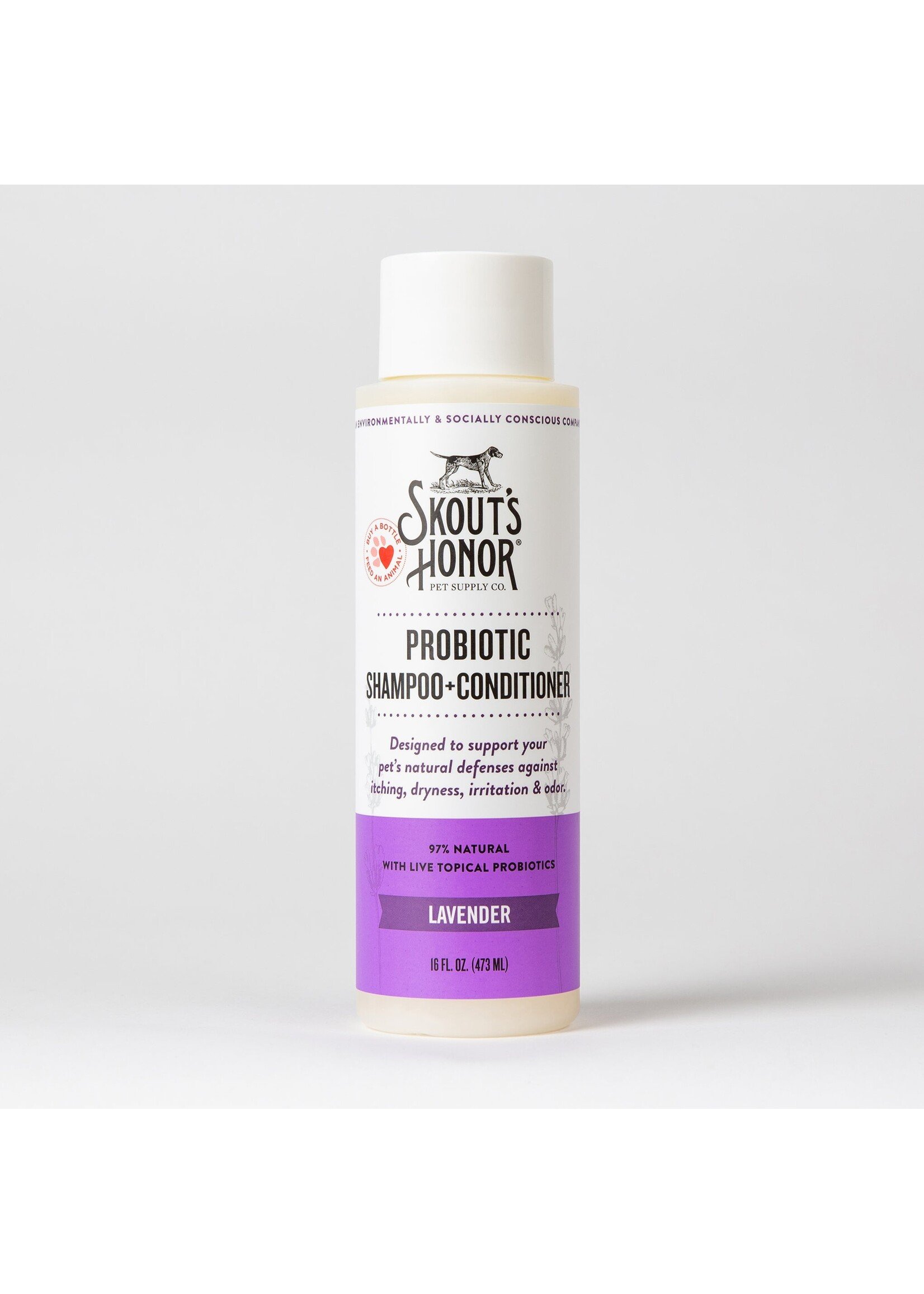 Skout’s Honor Probiotic Shampoo + Conditioner (Lavender)