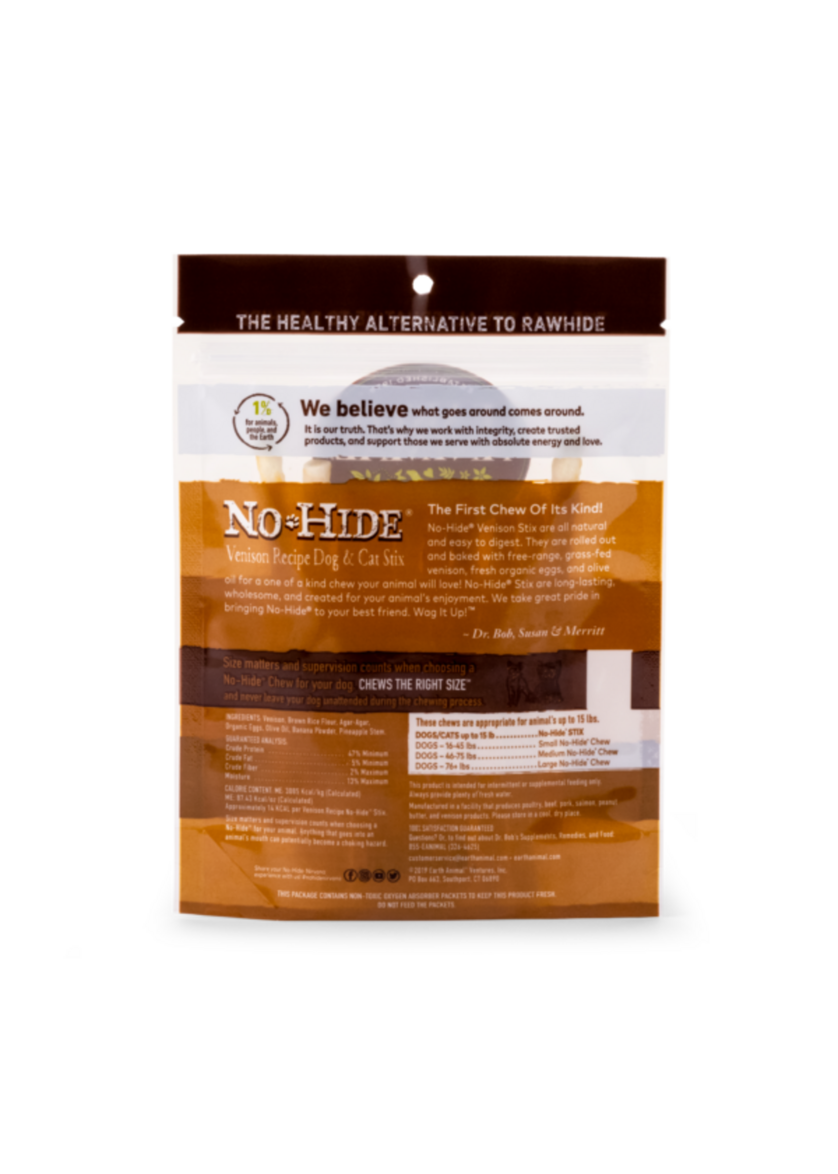 Earth Animal No Hides Venison sticks