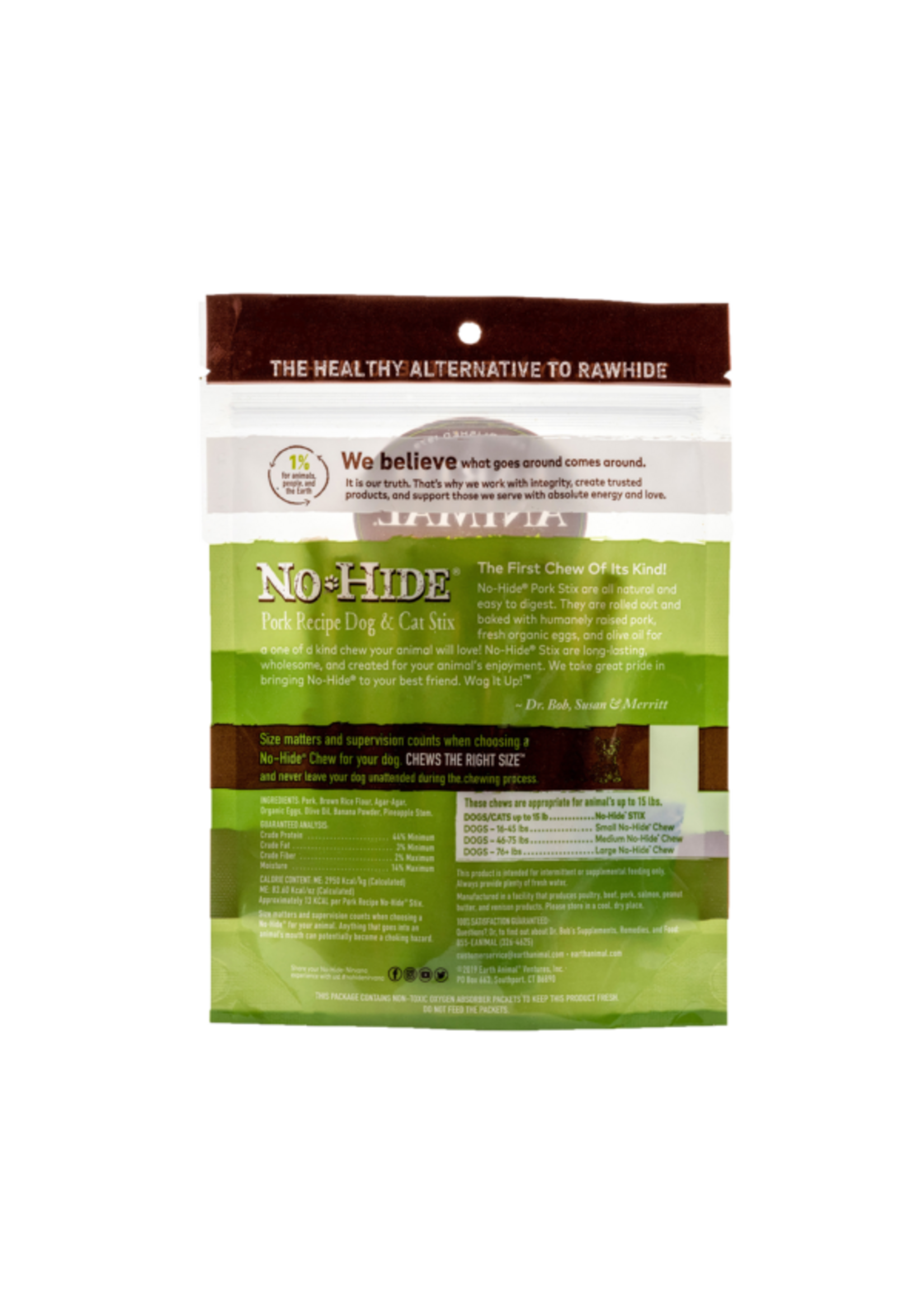 Earth Animal No Hides Pork sticks