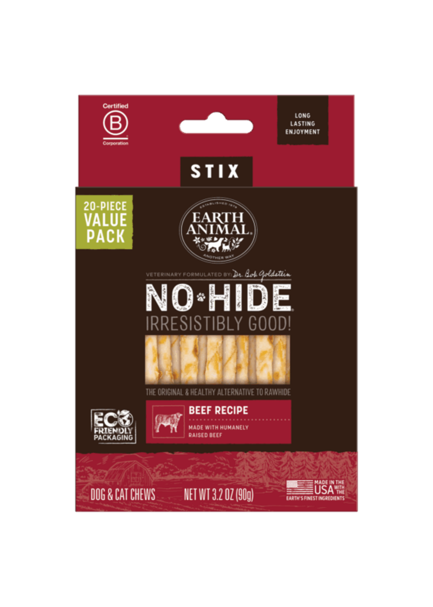 Earth Animal No Hides Beef sticks