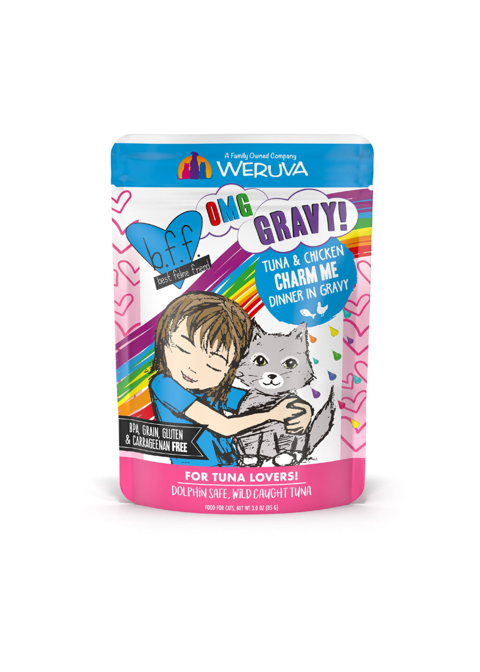 Weruva Cat OMG Charm Me Tuna/Chkn 3 oz