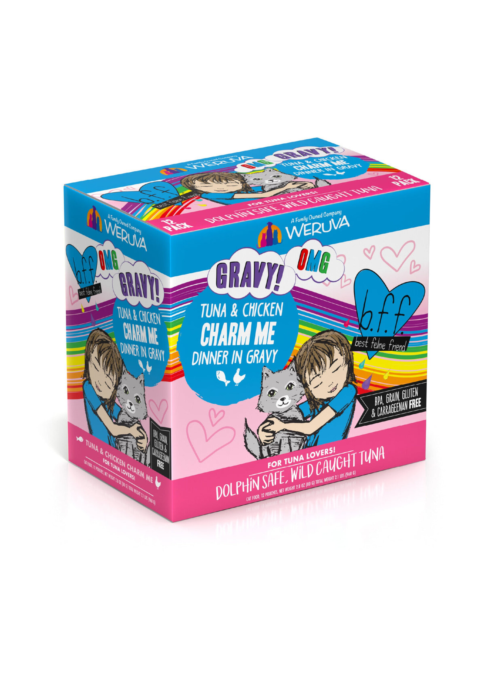 Weruva Cat OMG Charm Me Tuna/Chkn 3 oz