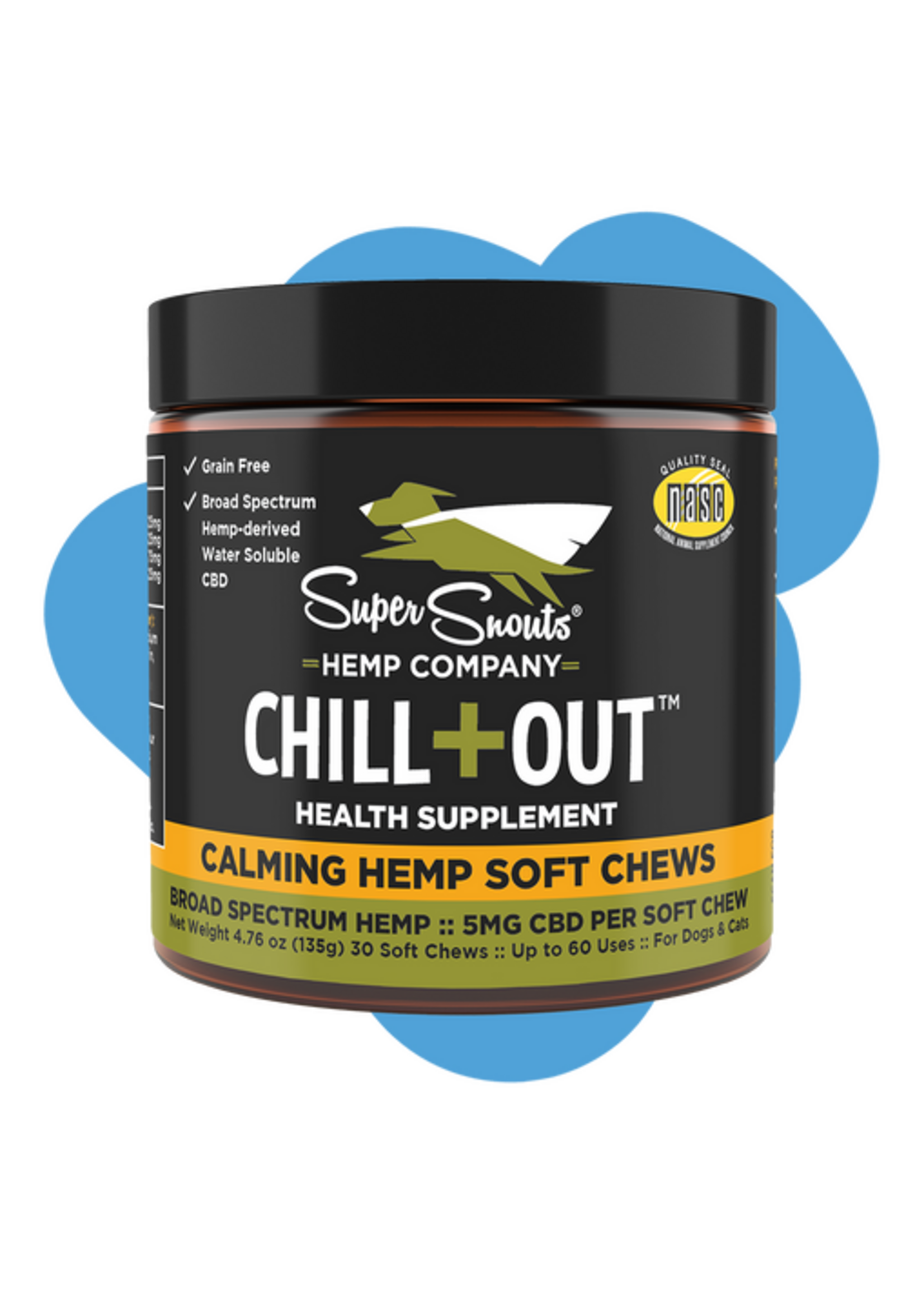 Super Snouts Chill+Out Hemp Chews 30ct