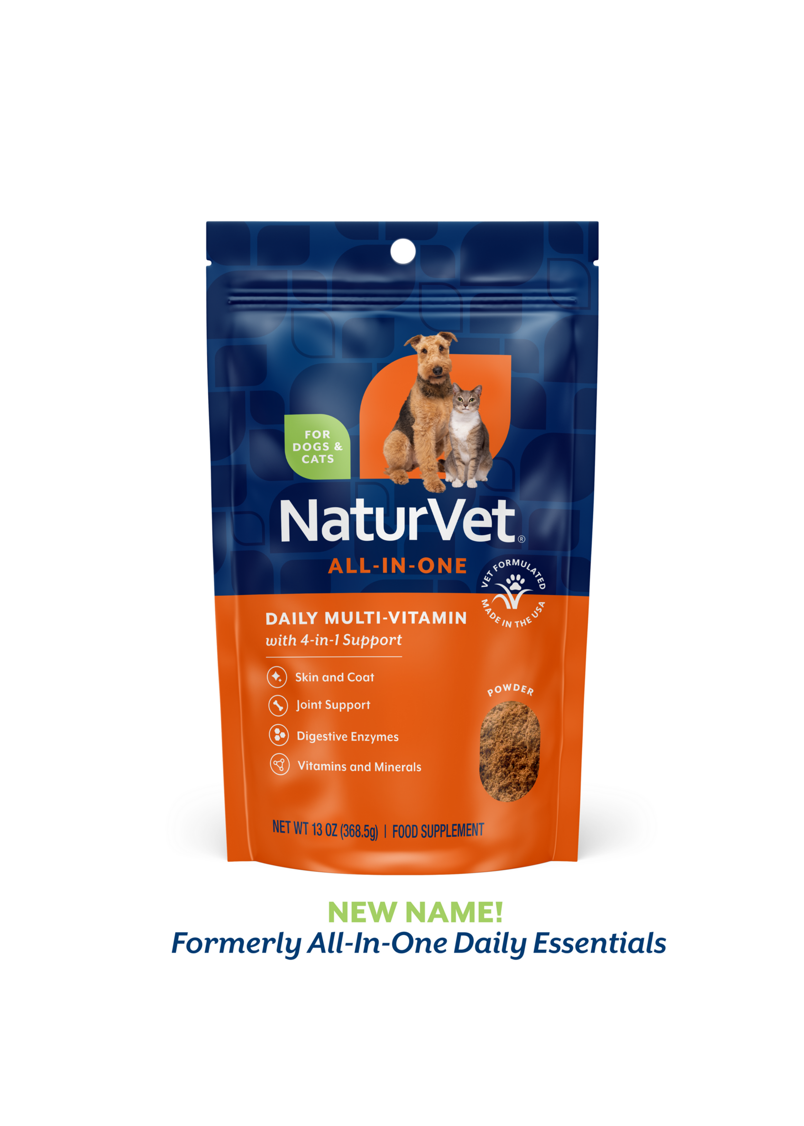 NaturVet All-in-One Powder Supplement 13 oz