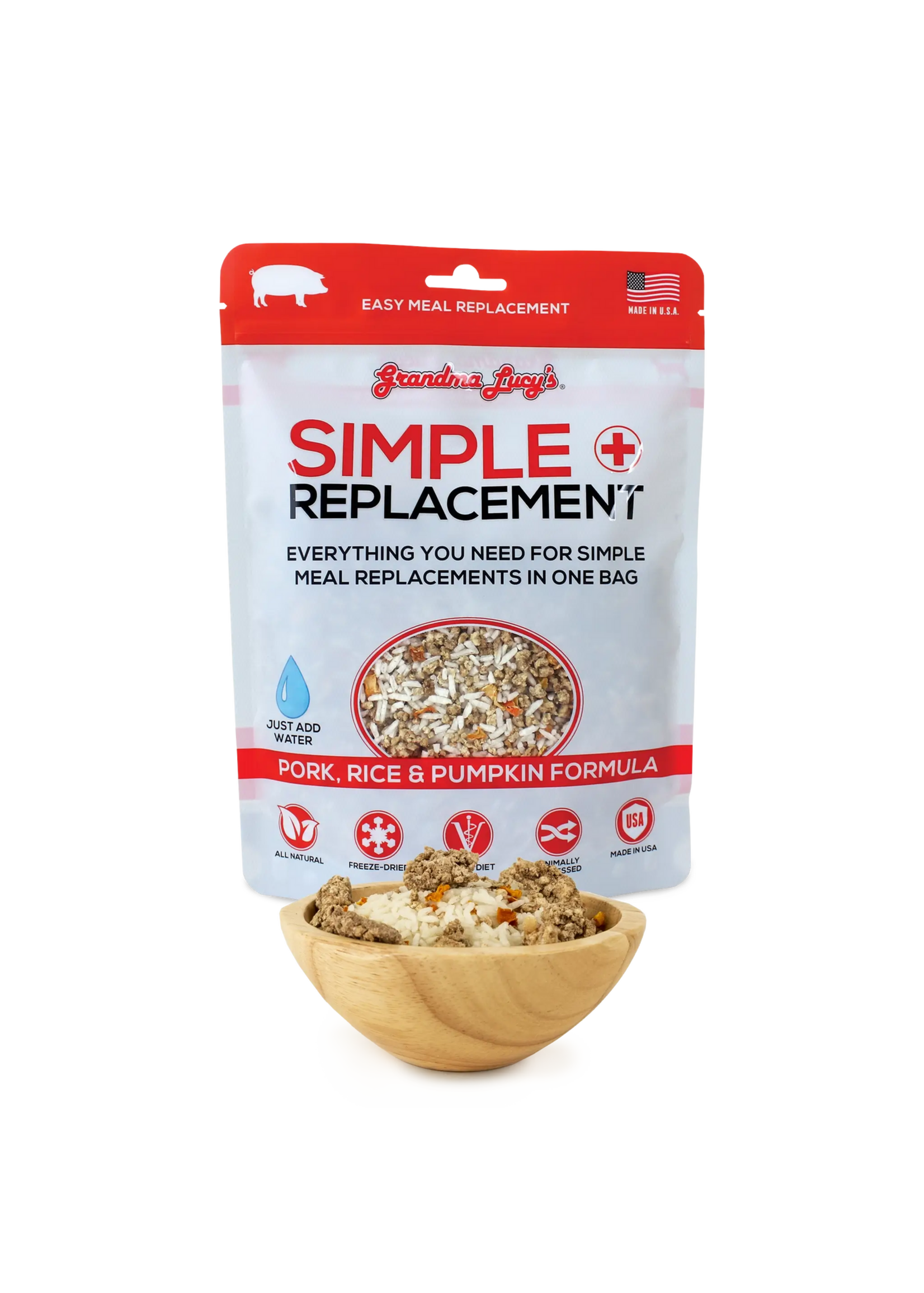 Grandma Lucy’s Simple Meal Replacement Pork Rice and Pumpkin 7oz