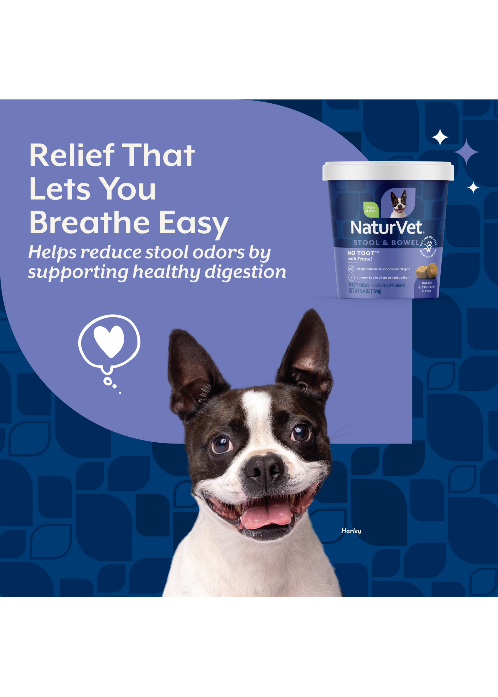 NaturVet No Toot Gas Aid       70ct