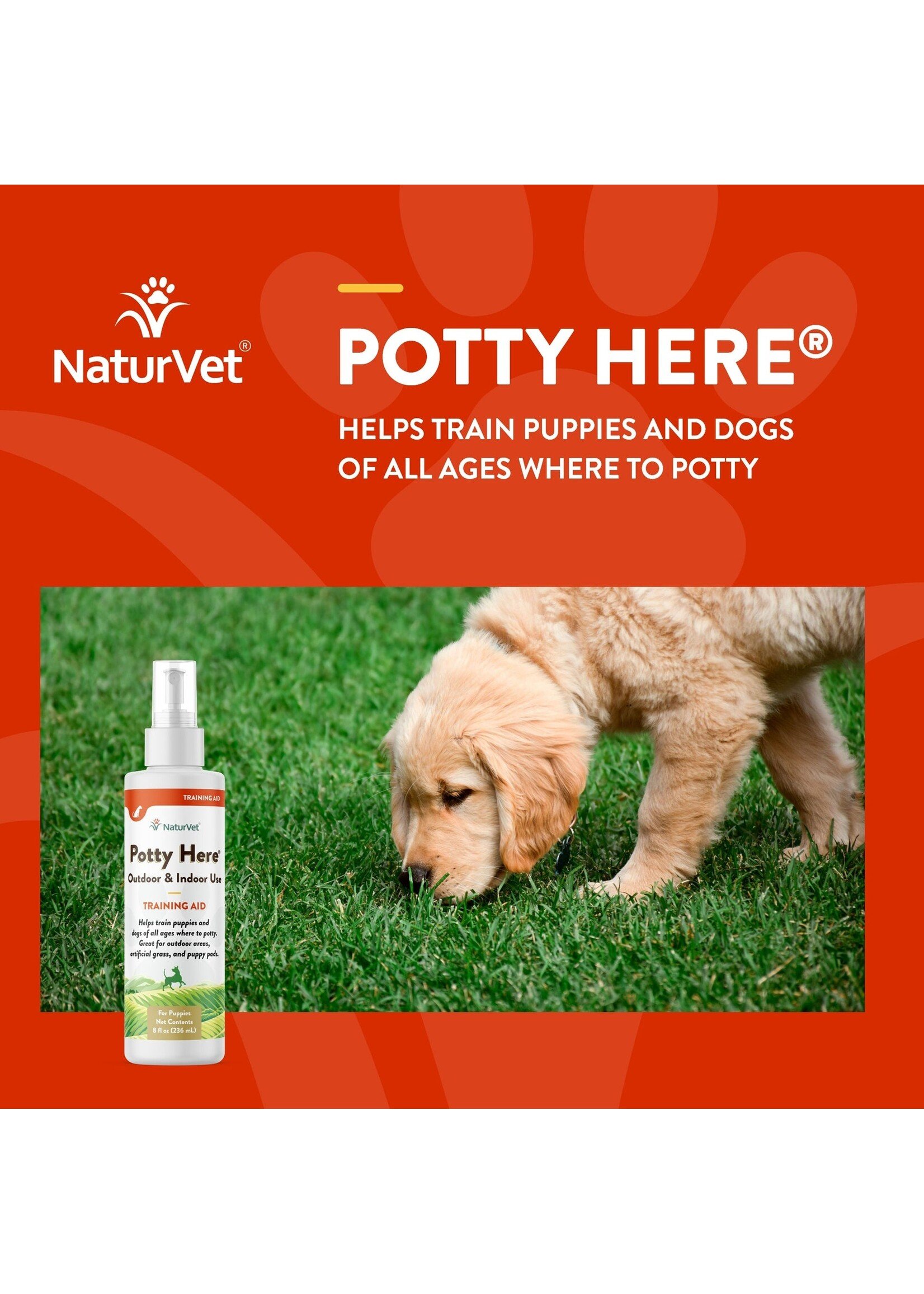 NaturVet Potty Here 8 oz