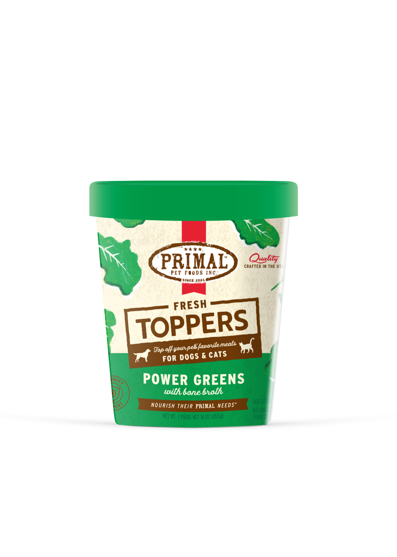Primal Fresh Topper Power Greens 16oz
