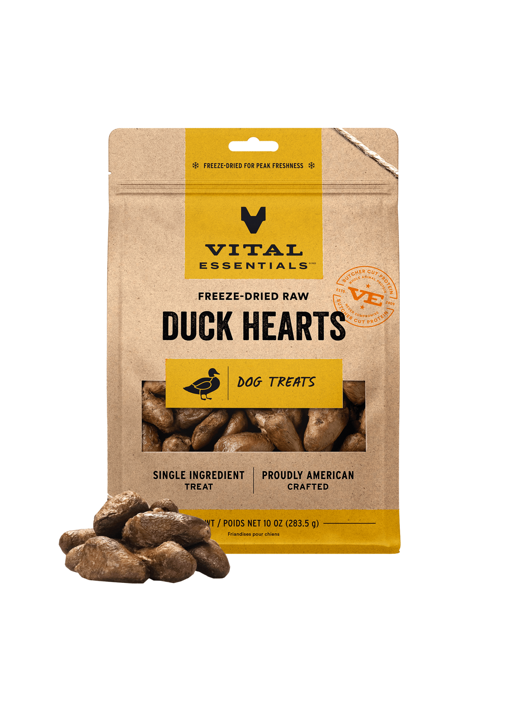 VE Freeze-Dried Duck Hearts