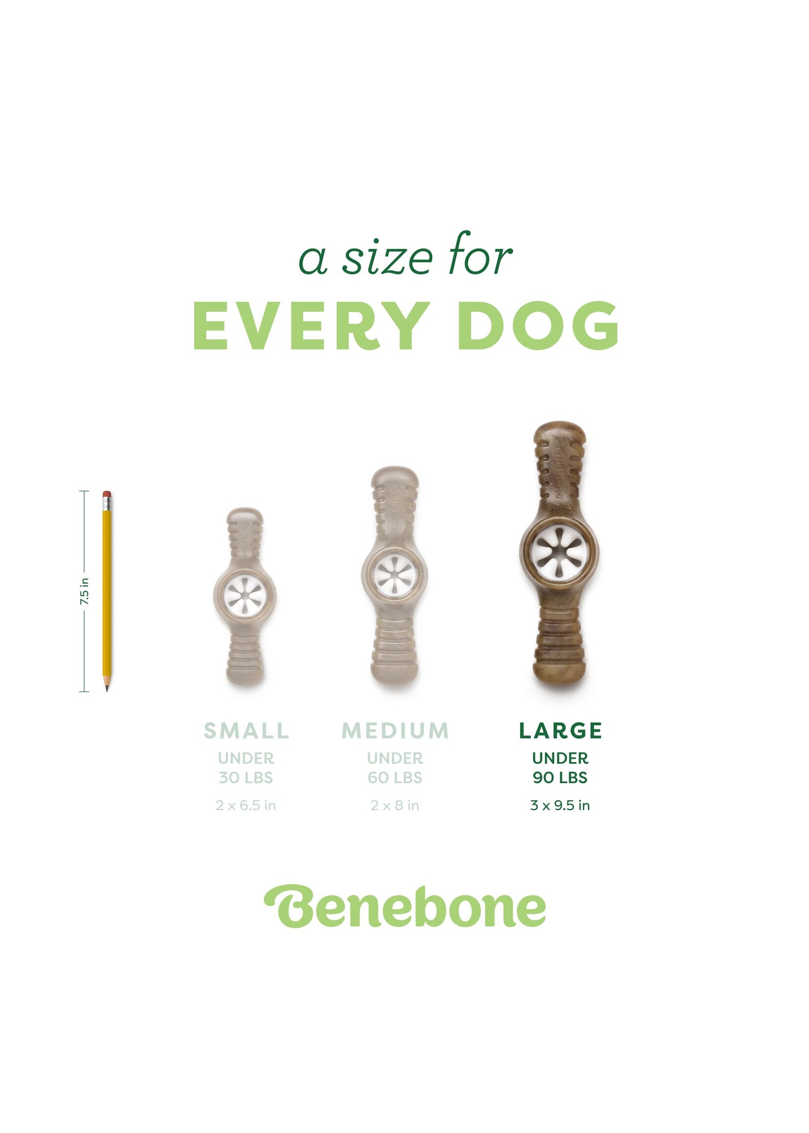 Benebone Pawplexer Bacon Lg