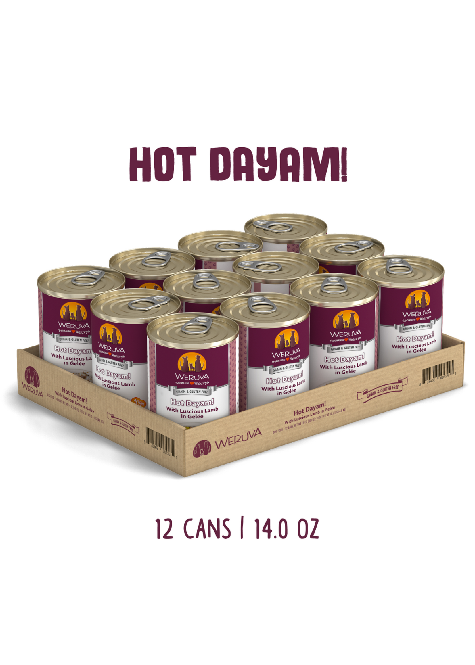 HOT DAYAM - DOG, 14 OZ. CAN