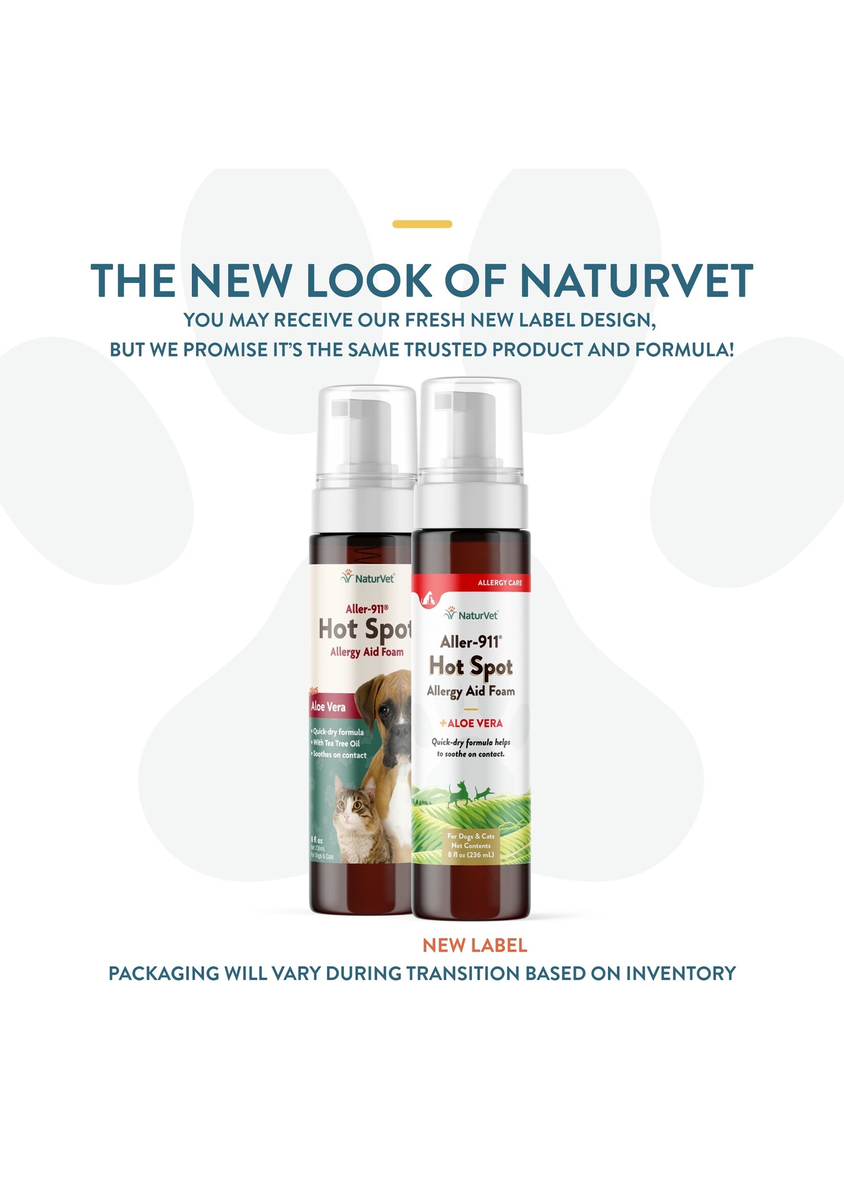 NaturVet Hot Spot Allergy foam