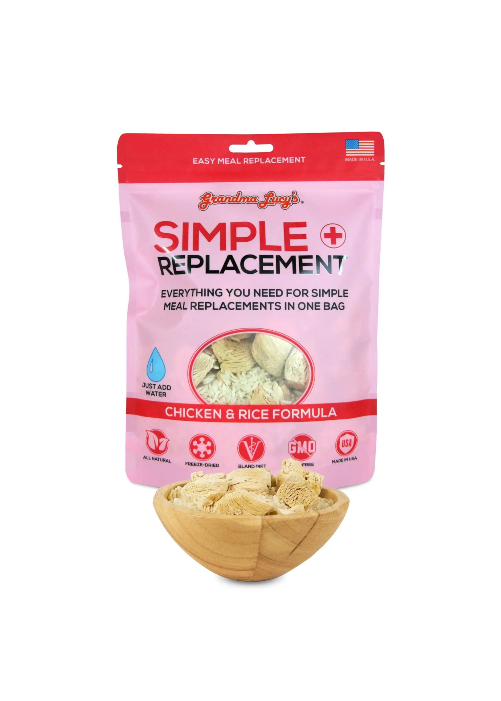Grandma Lucy’s Simple  Meal Replacement Chicken and Rice 7oz
