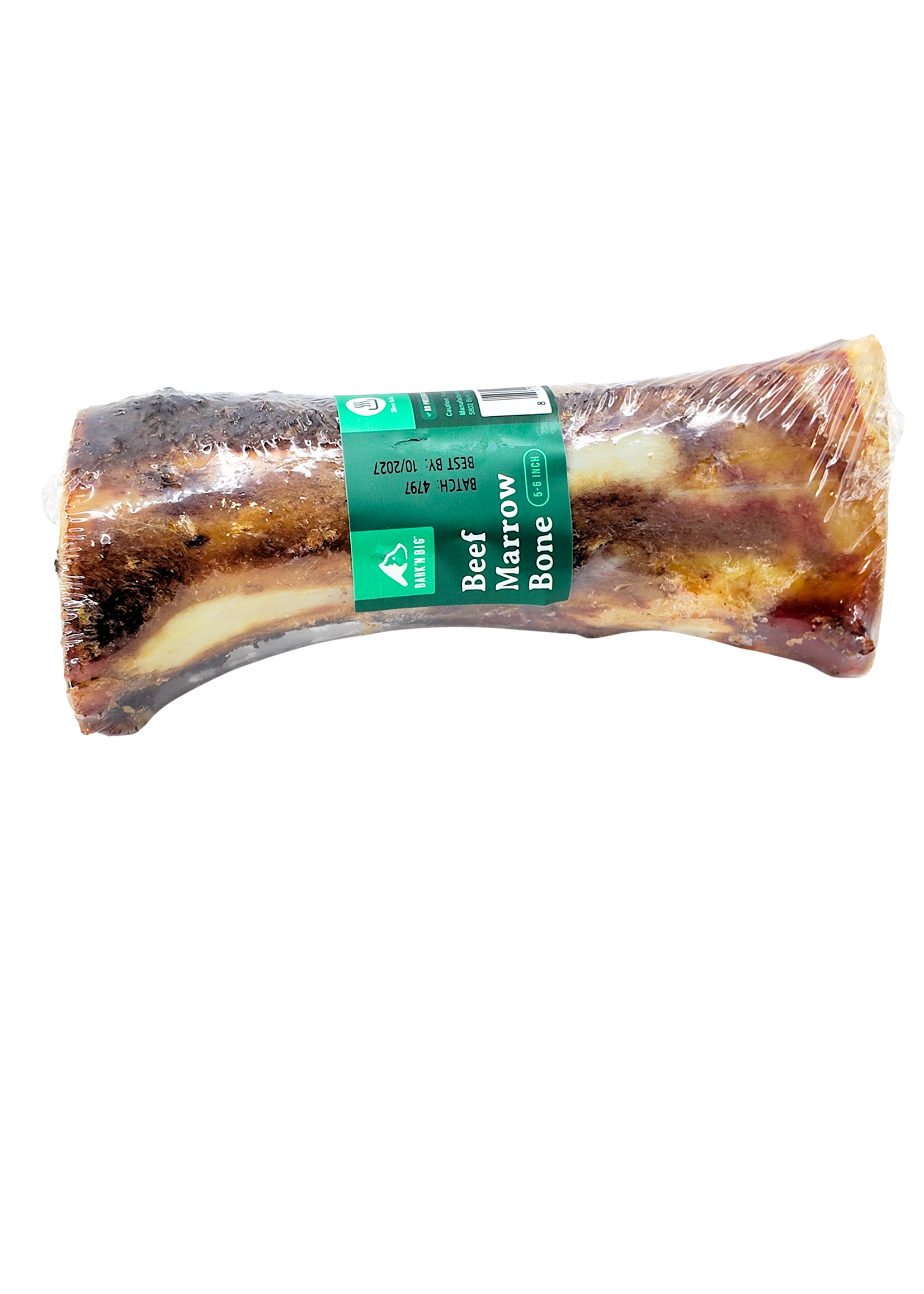 BarknBig 3" Beef Marrow Bone Shrinkwrapped