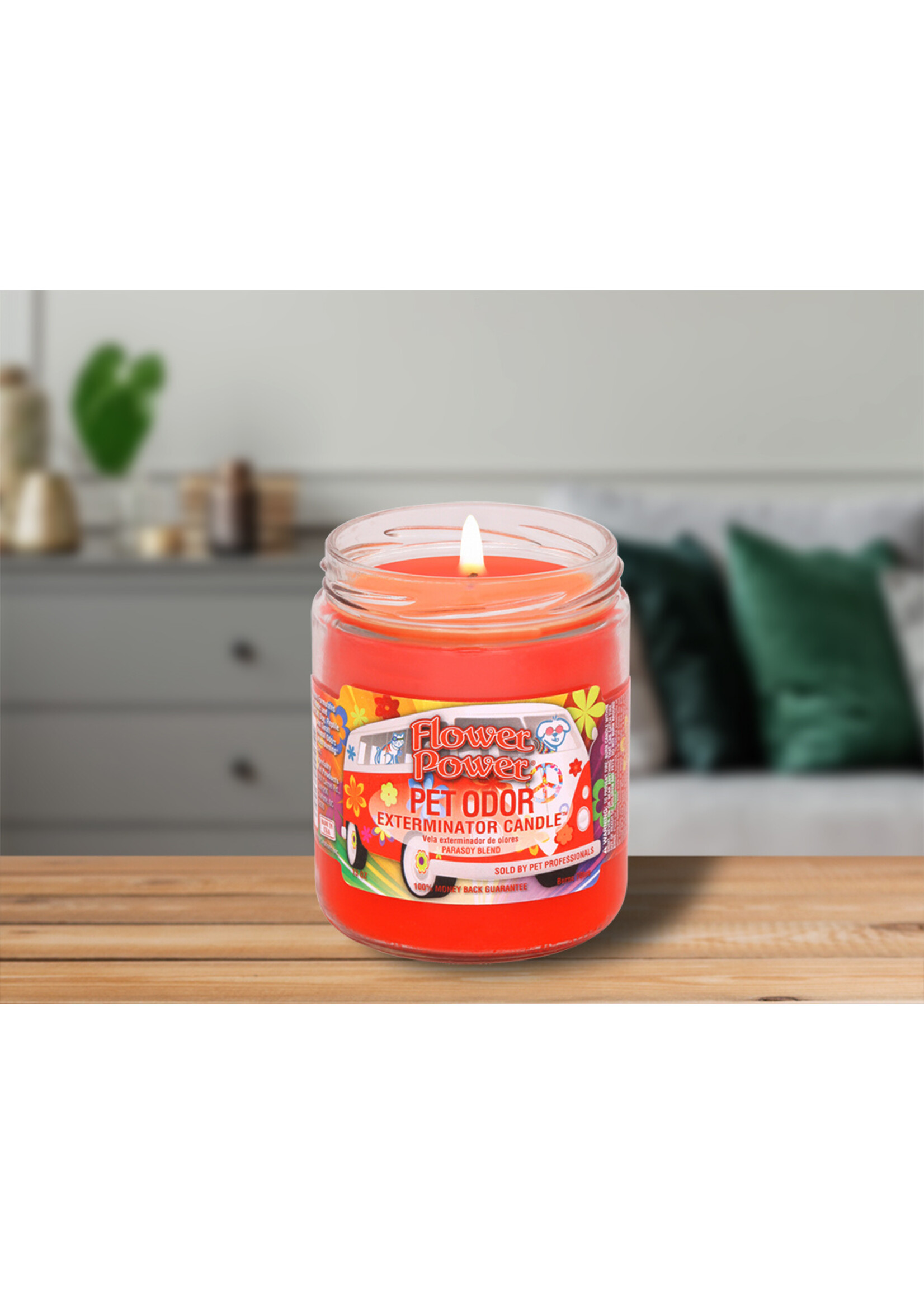 Pet Odor Exterminator Candle (Flower Power)
