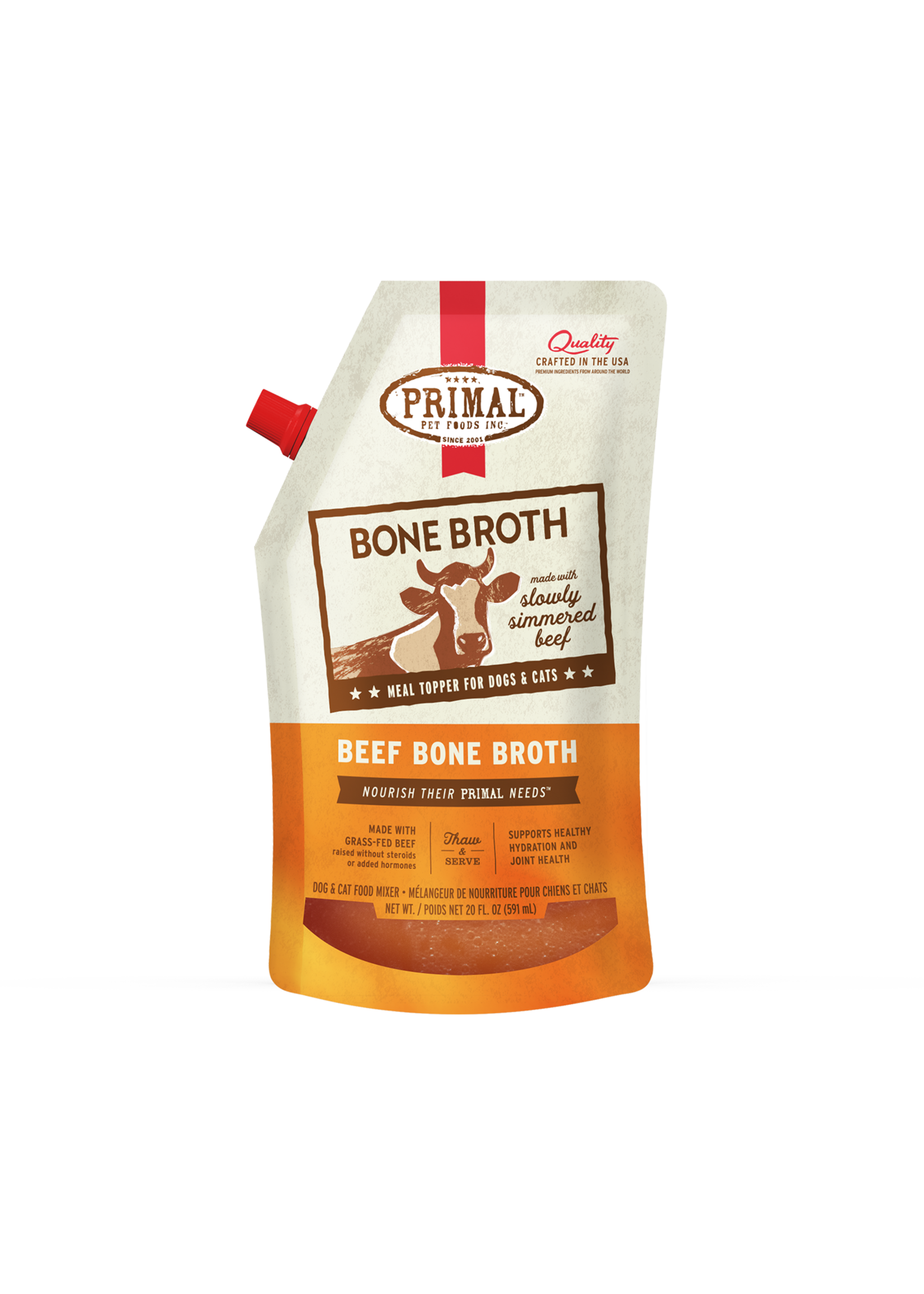 Primal Bone Broth 20oz (Beef)