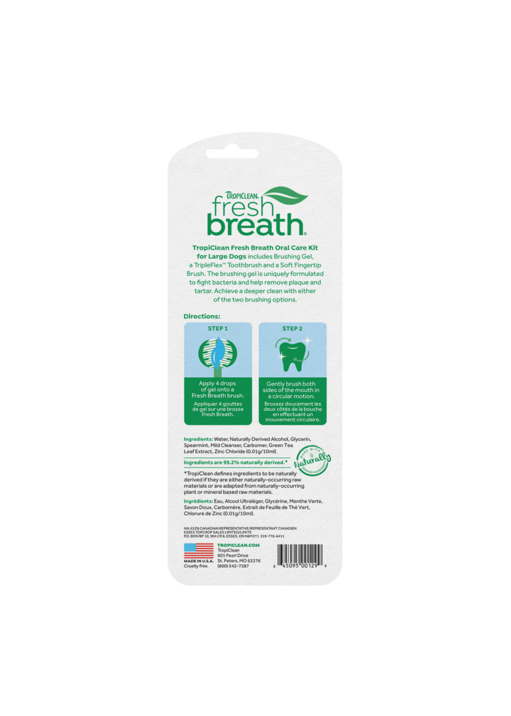 Tropiclean Oral Care Kit Lg