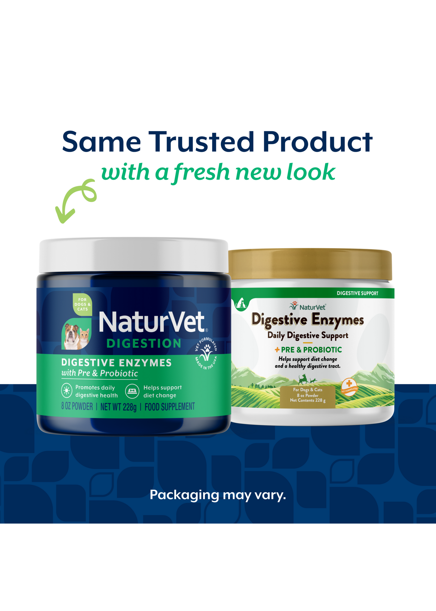 NaturVet Digestive Enzymes Probiotic 8oz