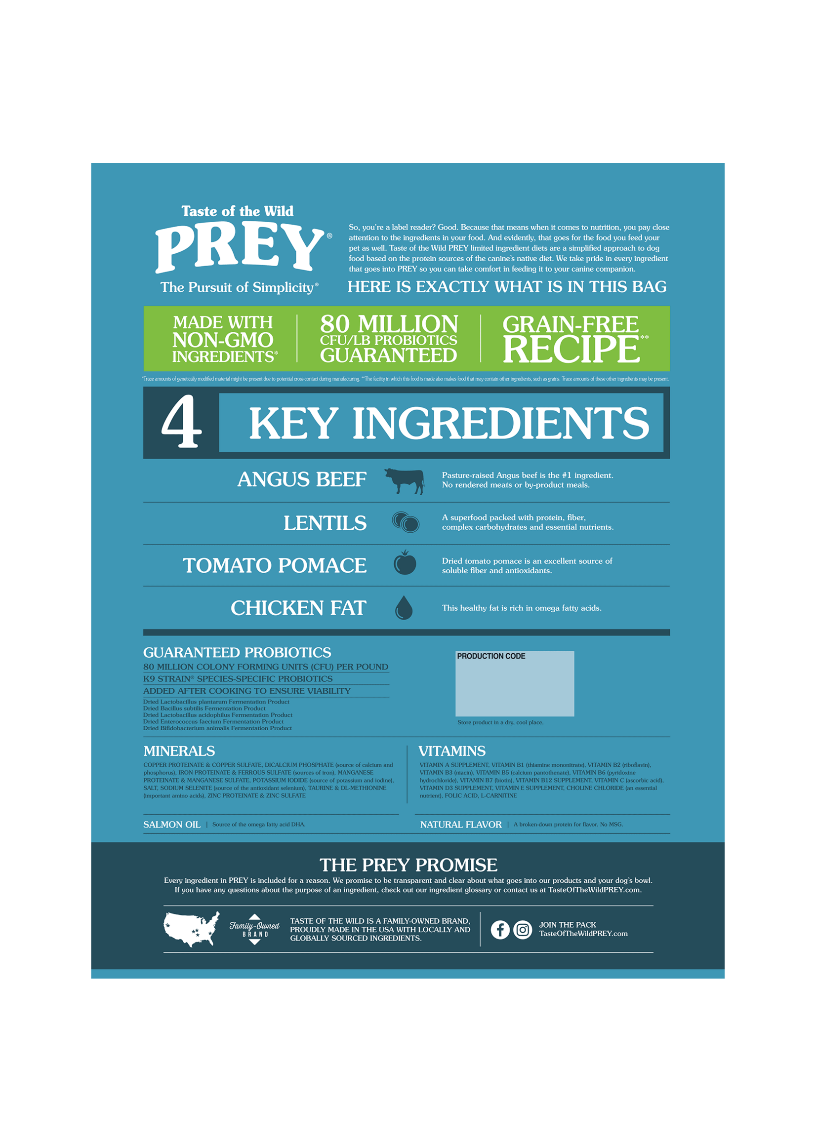 PREY Limited Ingredient Dog Food