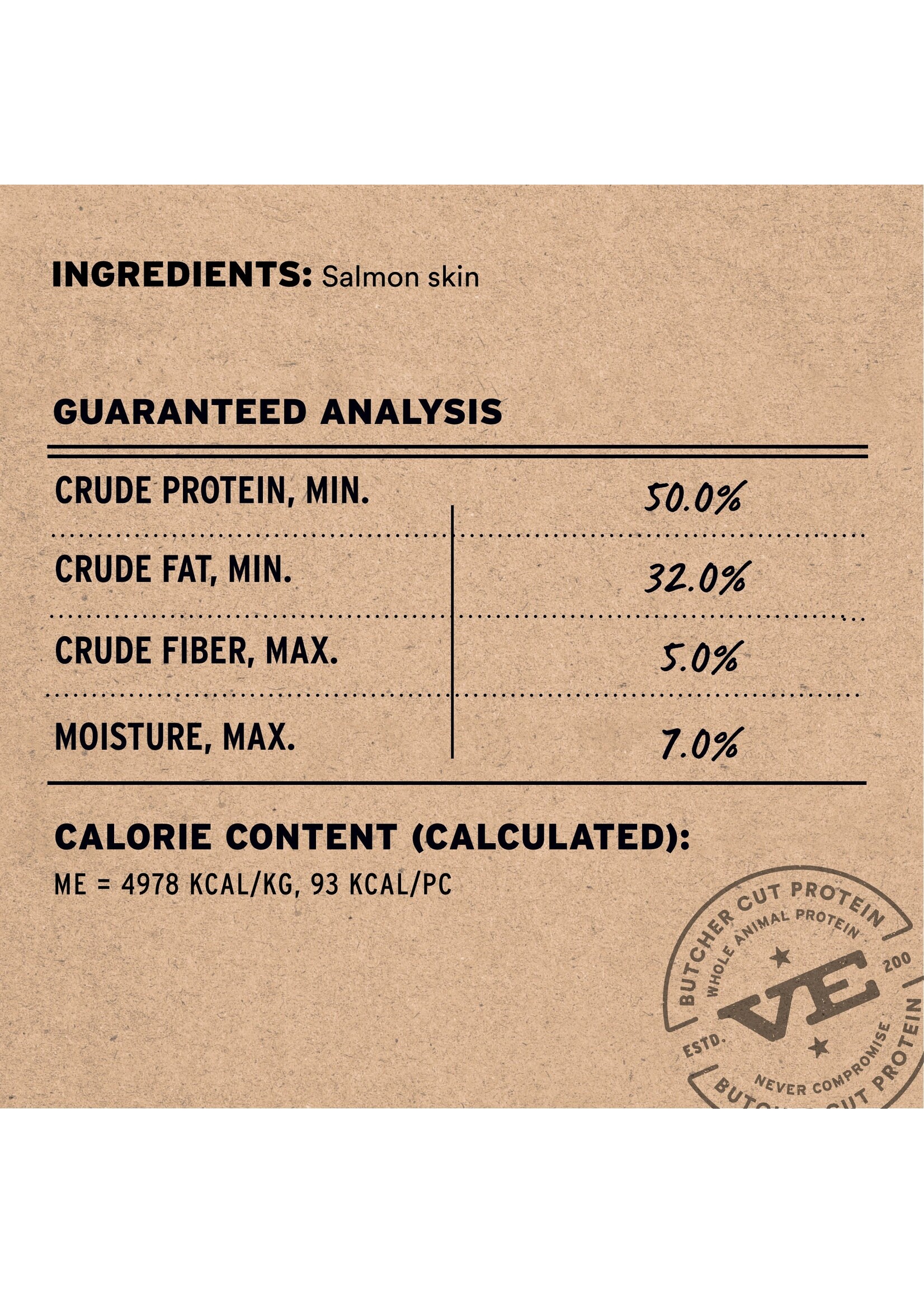 VE Freeze-Dried Salmon Skin (20ct)