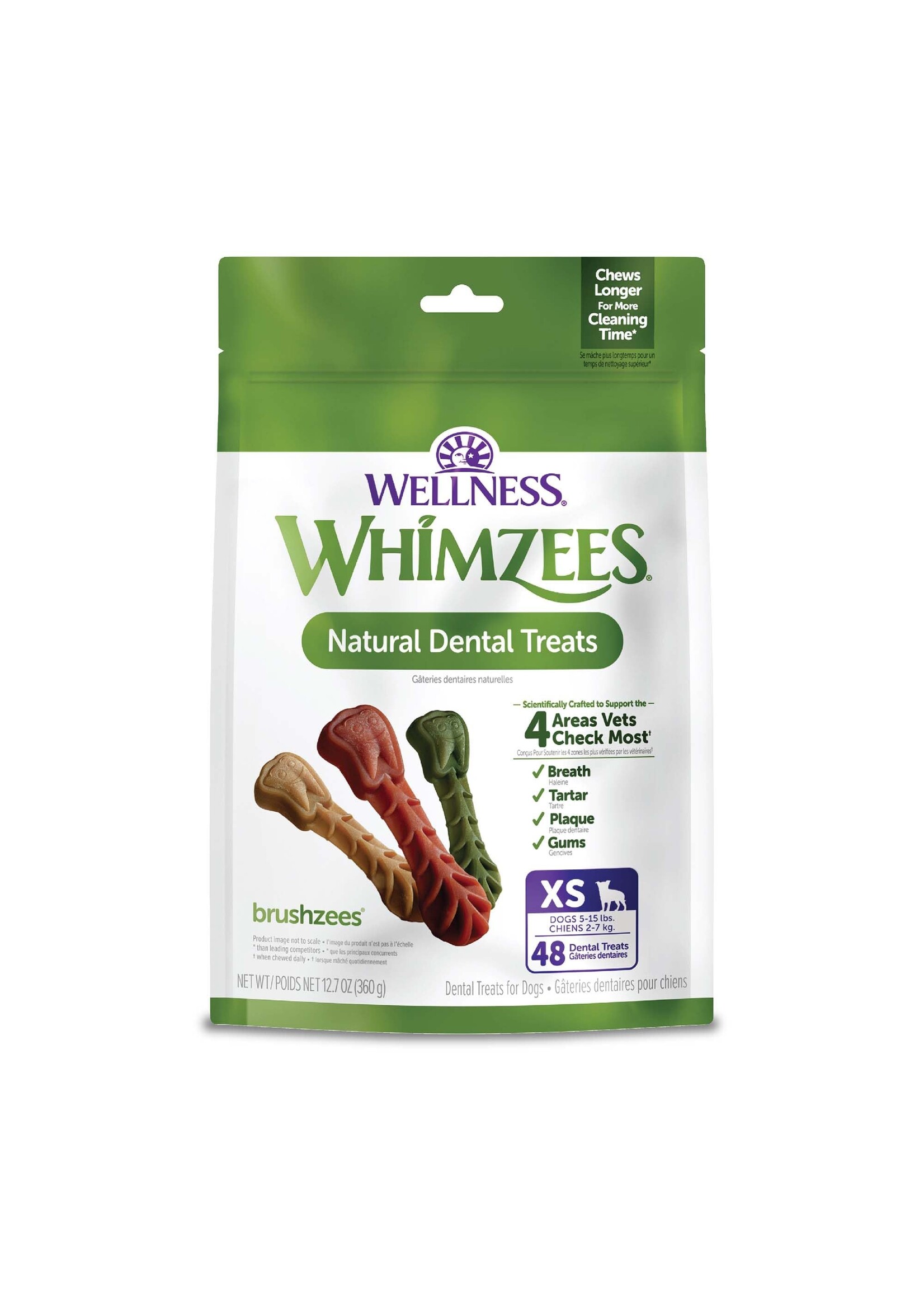 Whimzees Brushzees Med Bulk