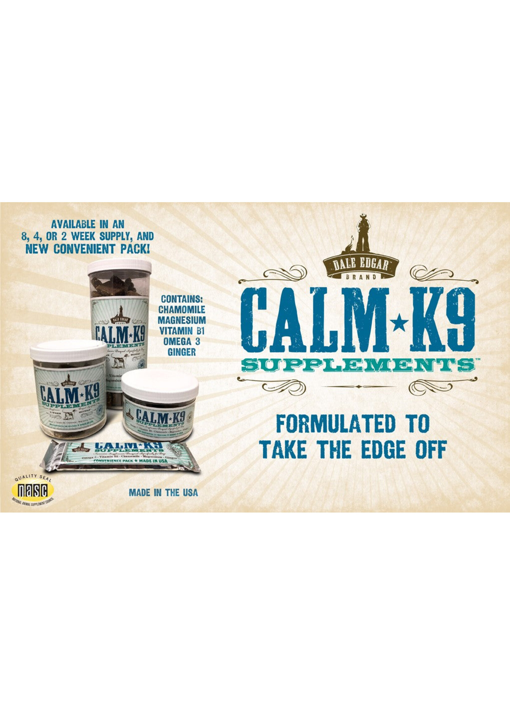 Dale Edgar Calm K9 (28 Ct)