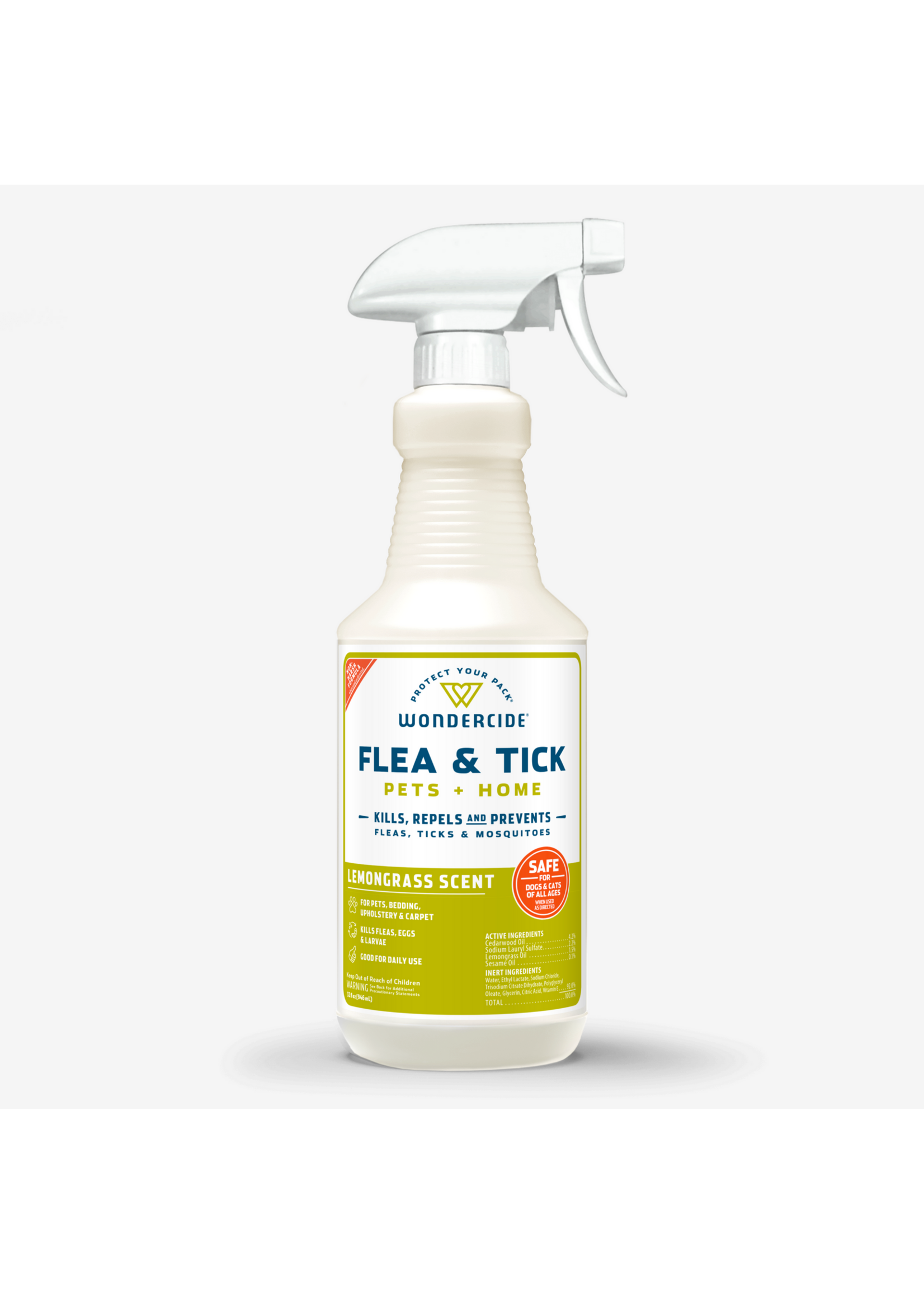 Wondercide Flea n Tick Spray 16oz (Lemongrass)