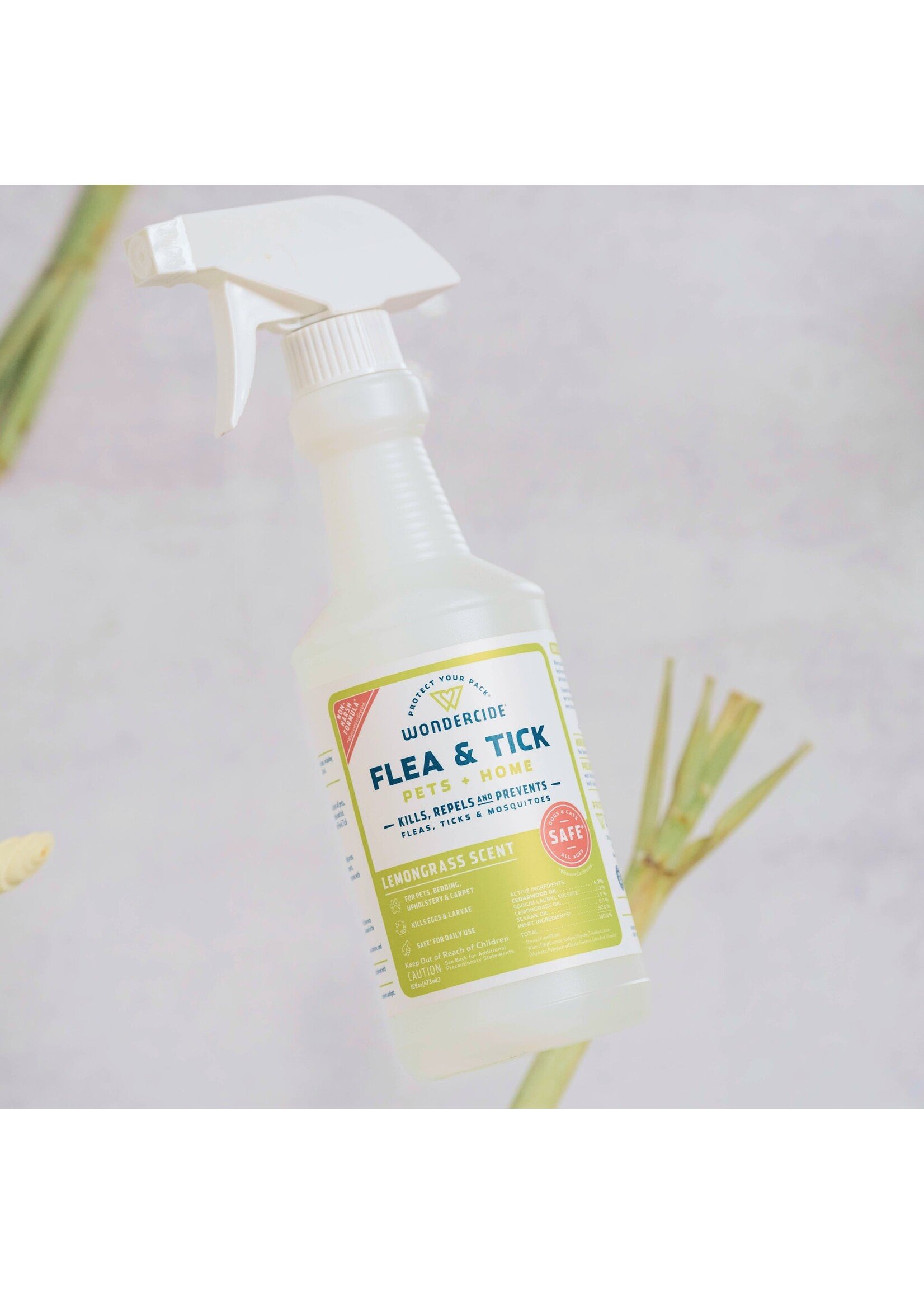 Wondercide Flea n Tick Spray 16oz (Lemongrass)