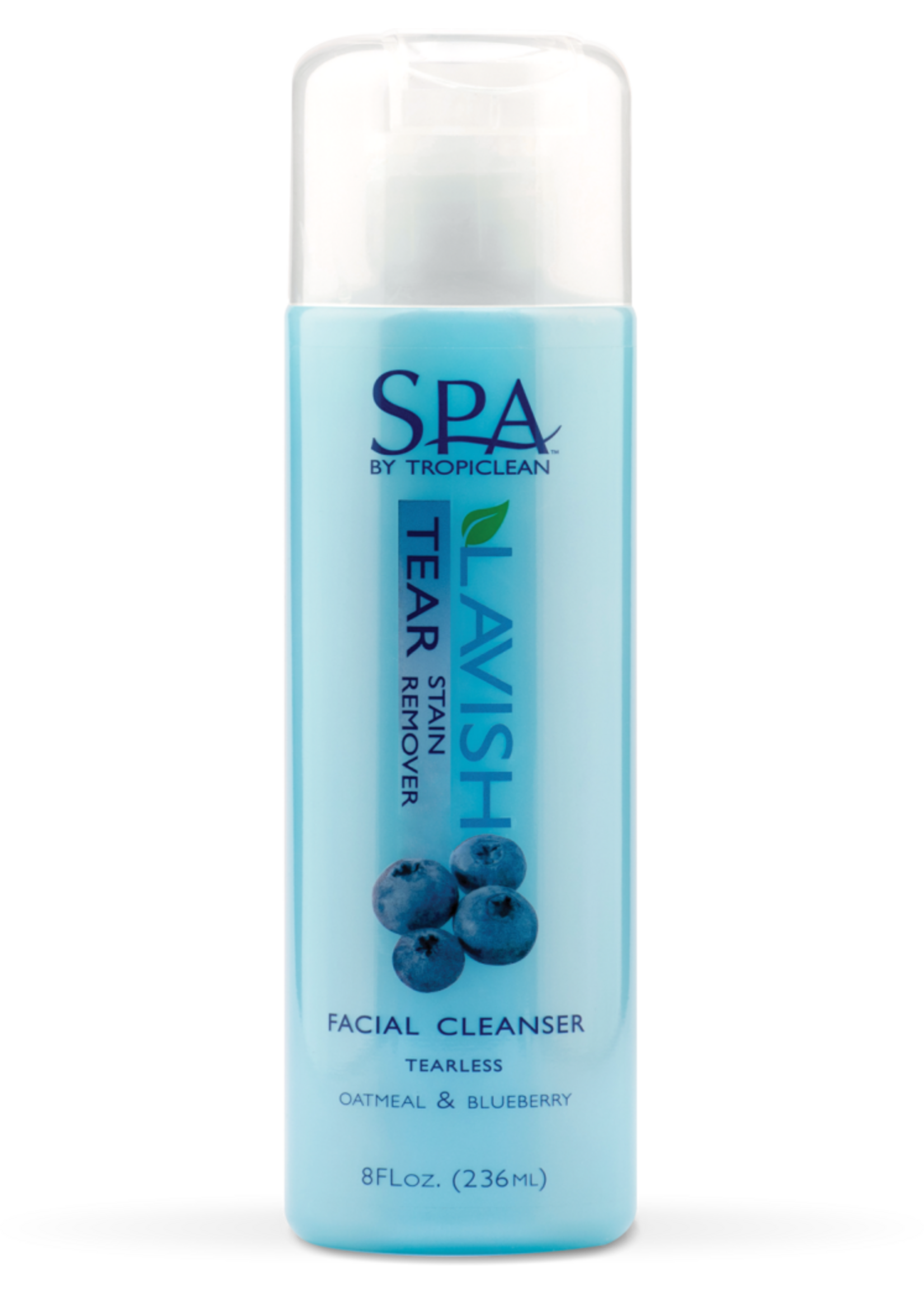 Tropiclean Tear Stain Face Wash 8oz (Blueberry)