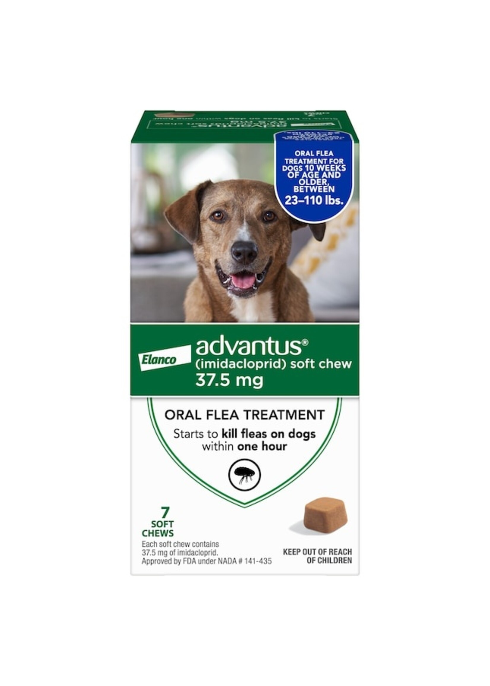 Advantus Soft Chew Flea Treatment 7ct (Large Dog)
