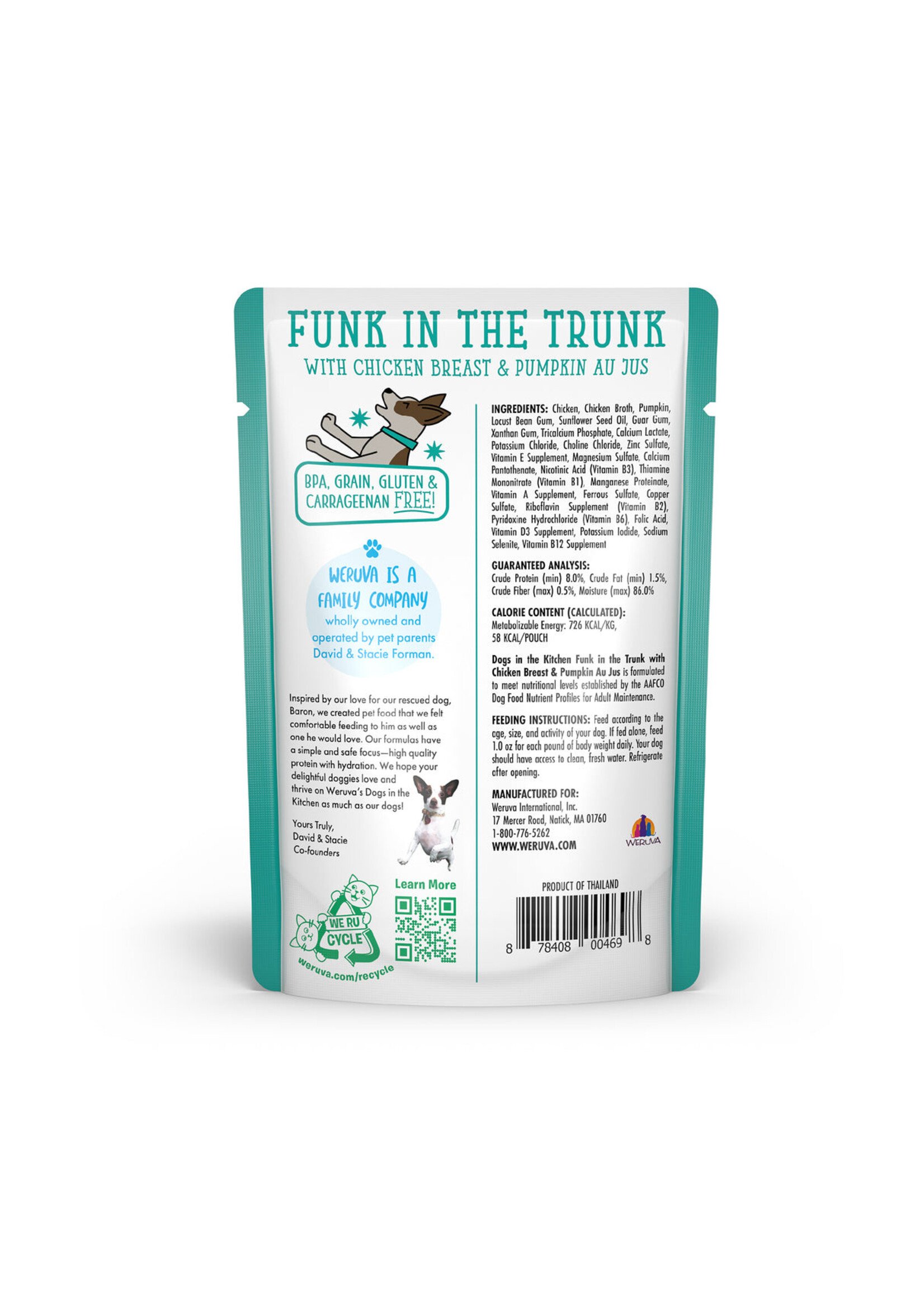 Weruva Dogs In The Kitchen 2.8oz (Funk In The Trunk)