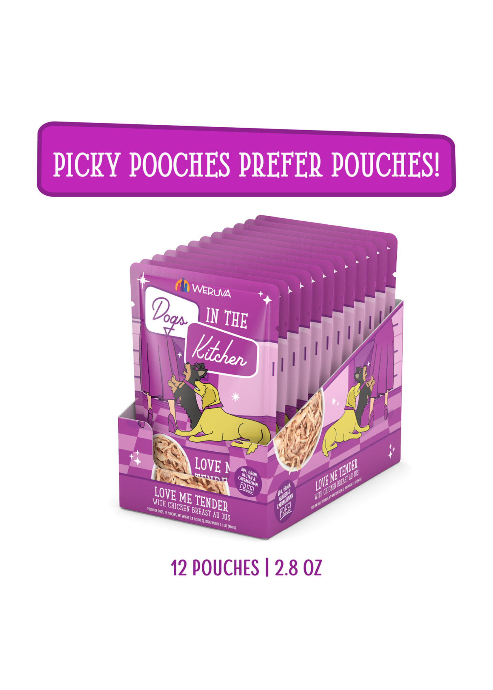 Weruva Dogs In The Kitchen 2.8oz (Love Me Tender)