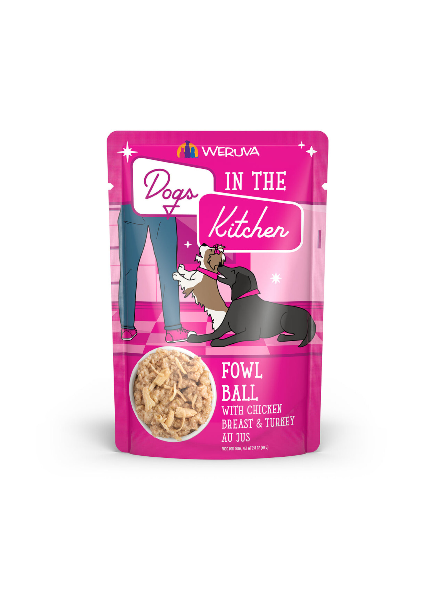 Weruva Dogs In The Kitchen 2.8oz (Fowl Ball)