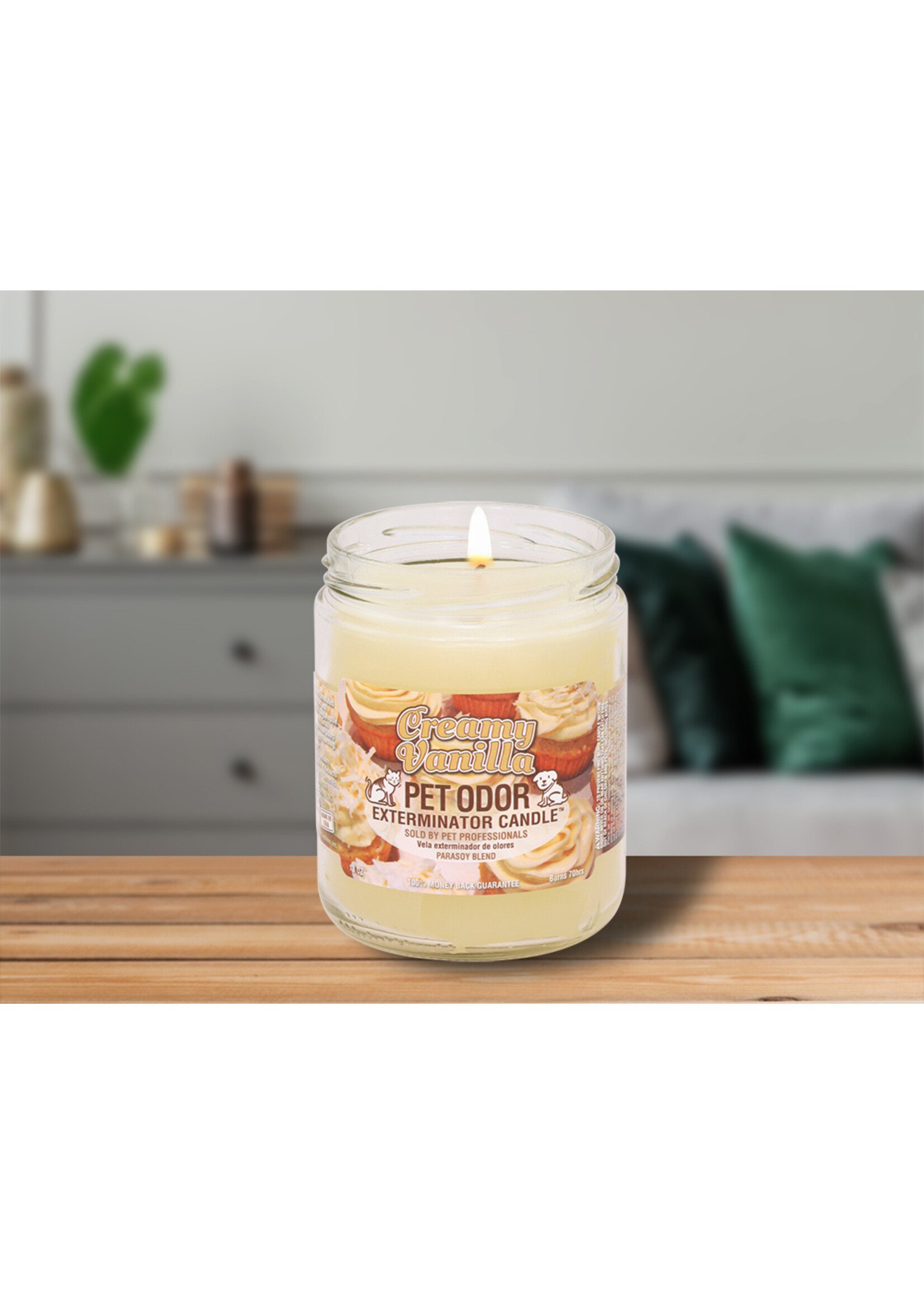 Pet Odor Exterminator Candle (Creamy Vanilla)