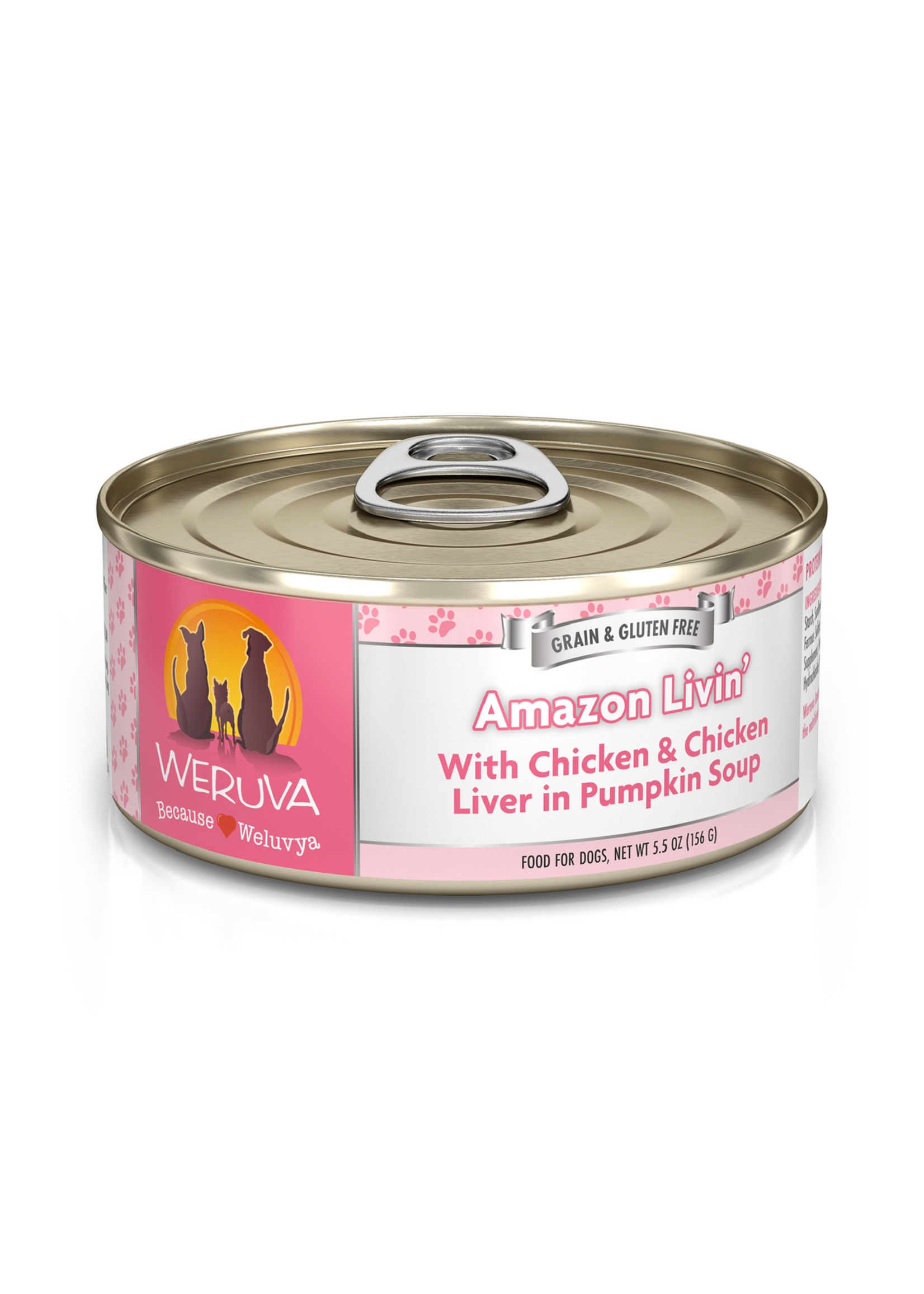 Weruva Canned Dog Food Amazon Liver 5.5 oz