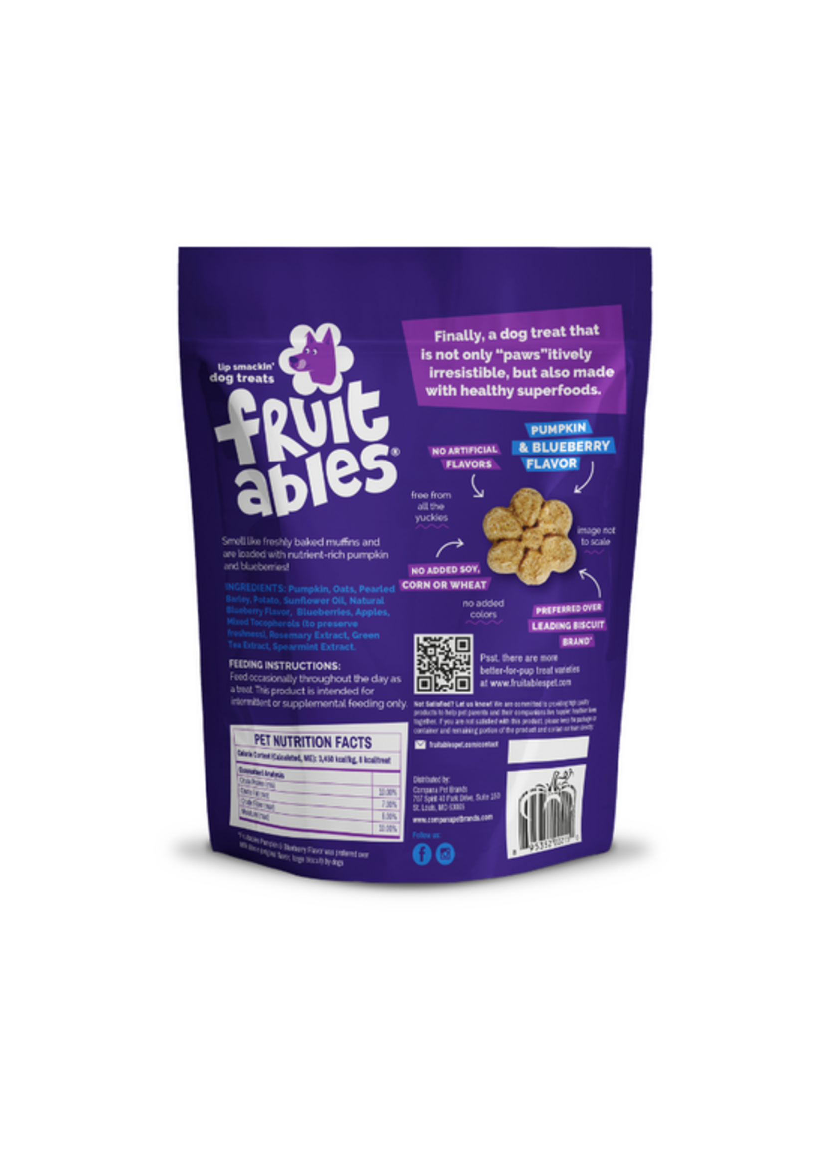 Fruitables Pumpkin n Blueberry Crunchy 7oz