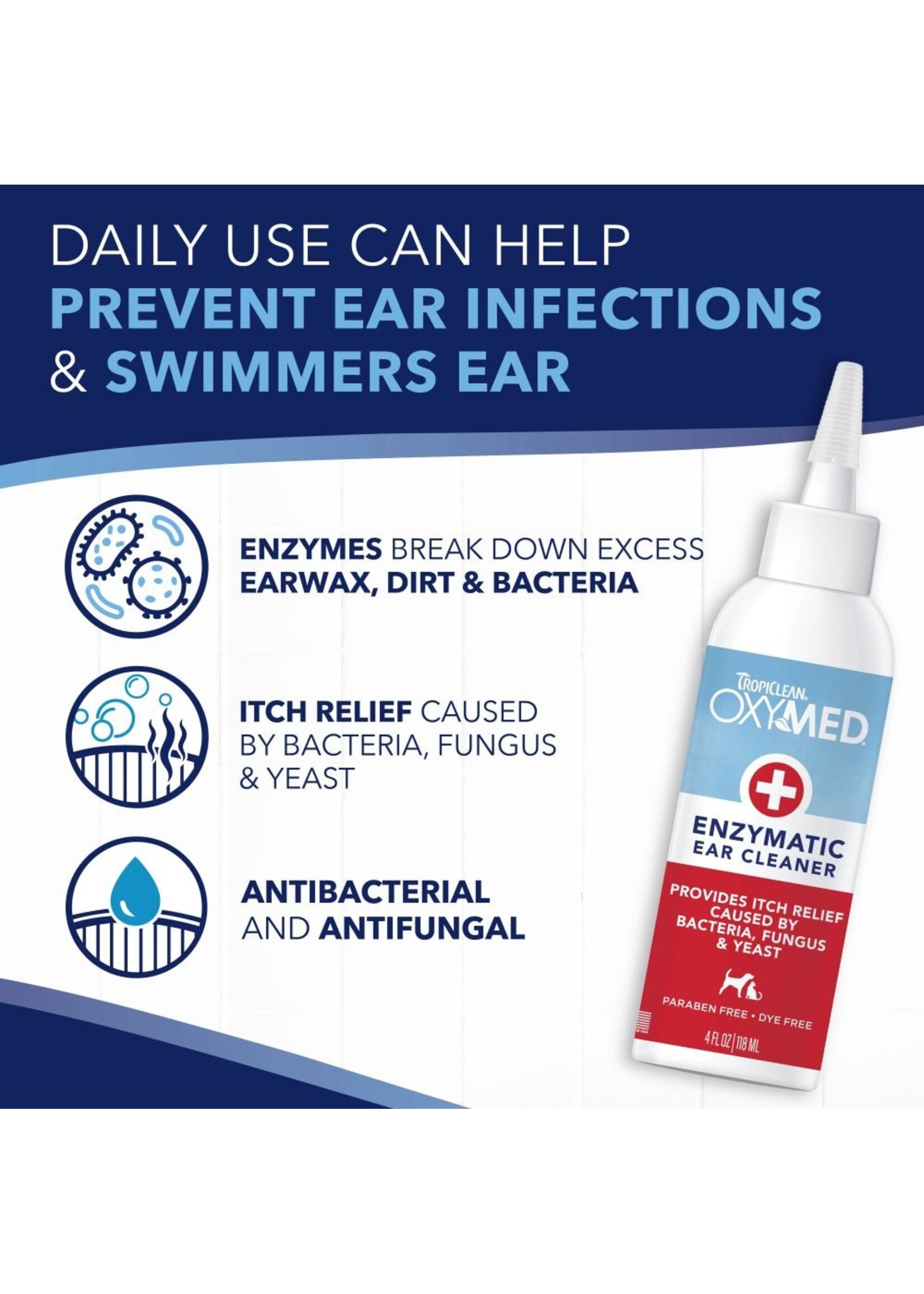 TROPICLEAN OXYMED Ear Cleaner
