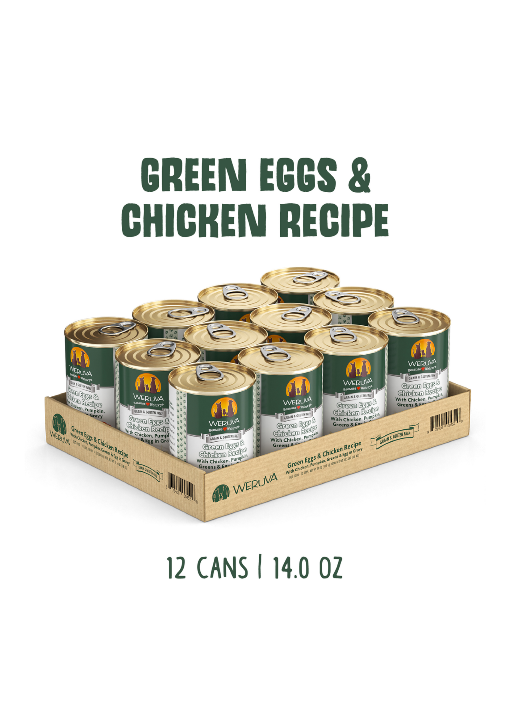 Weruva Canned Dog Food Green Eggs & Chicken 14 oz