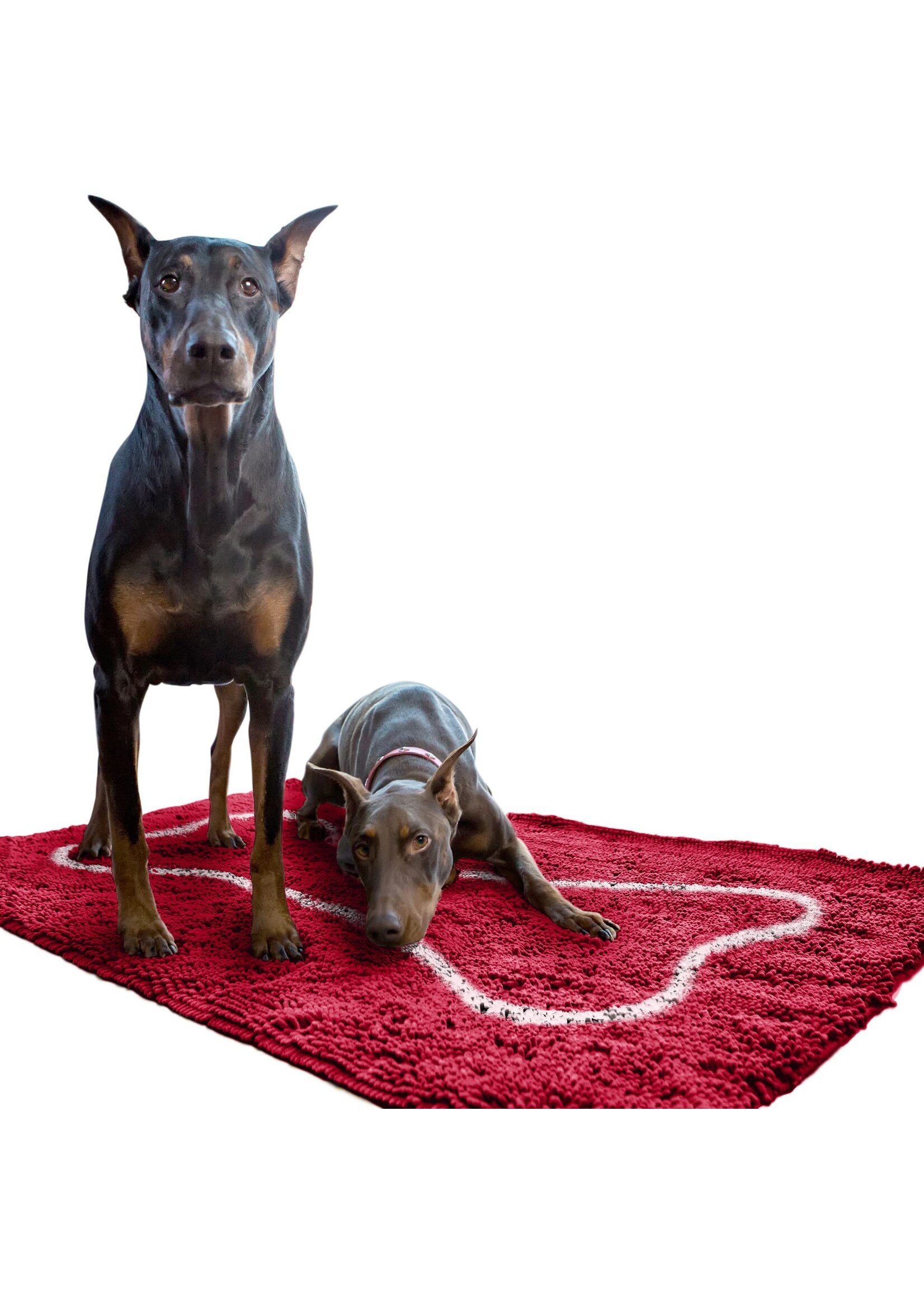 Soggy Doggy-Doormat-Cranberry/Oatmeal Bone 26x36