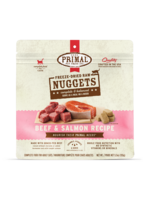 PRIMAL- Feline Beef-Salmon Frz Dry Formula 14oz Nuggets