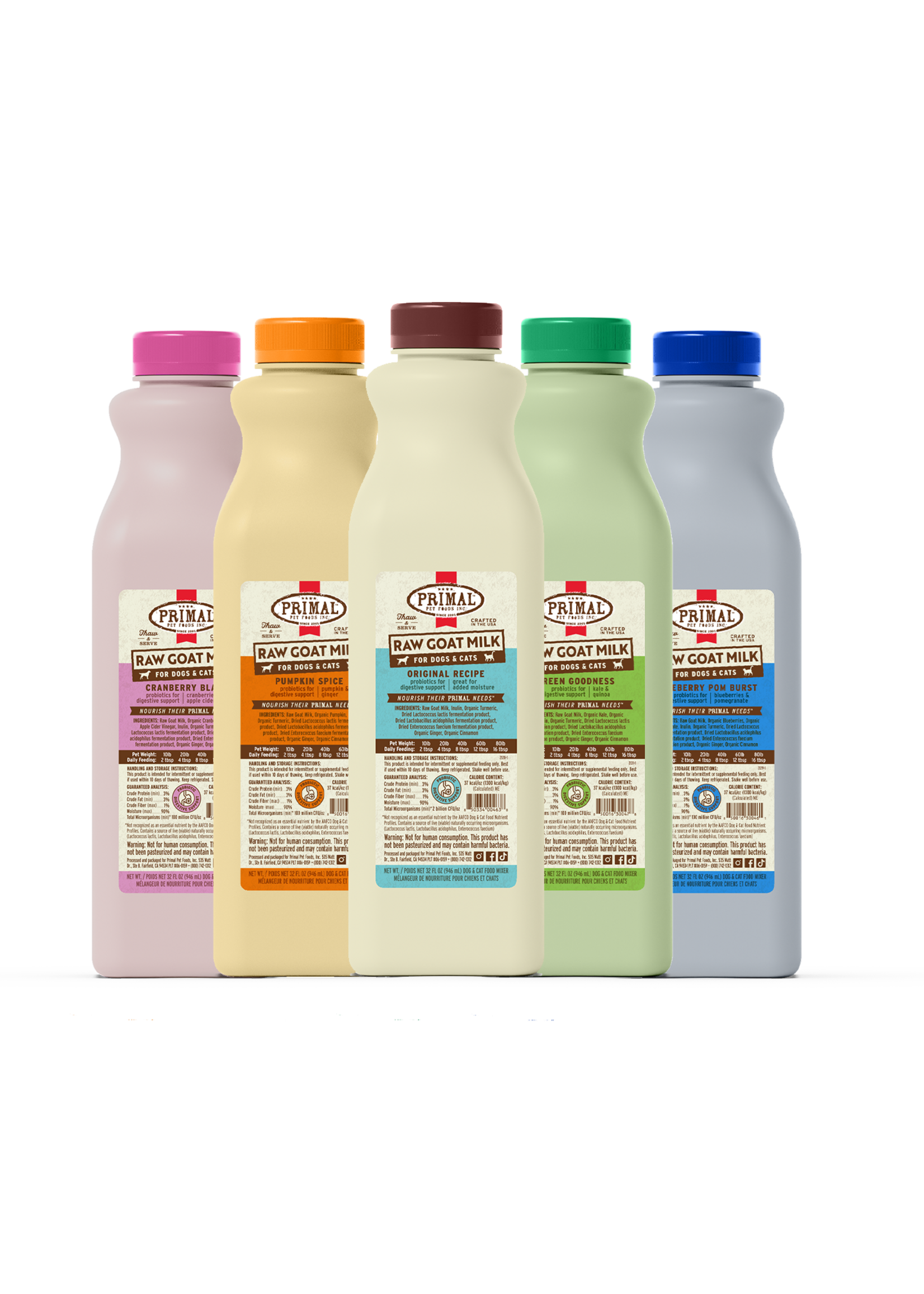 Primal Raw Goat Milk 1 Pt