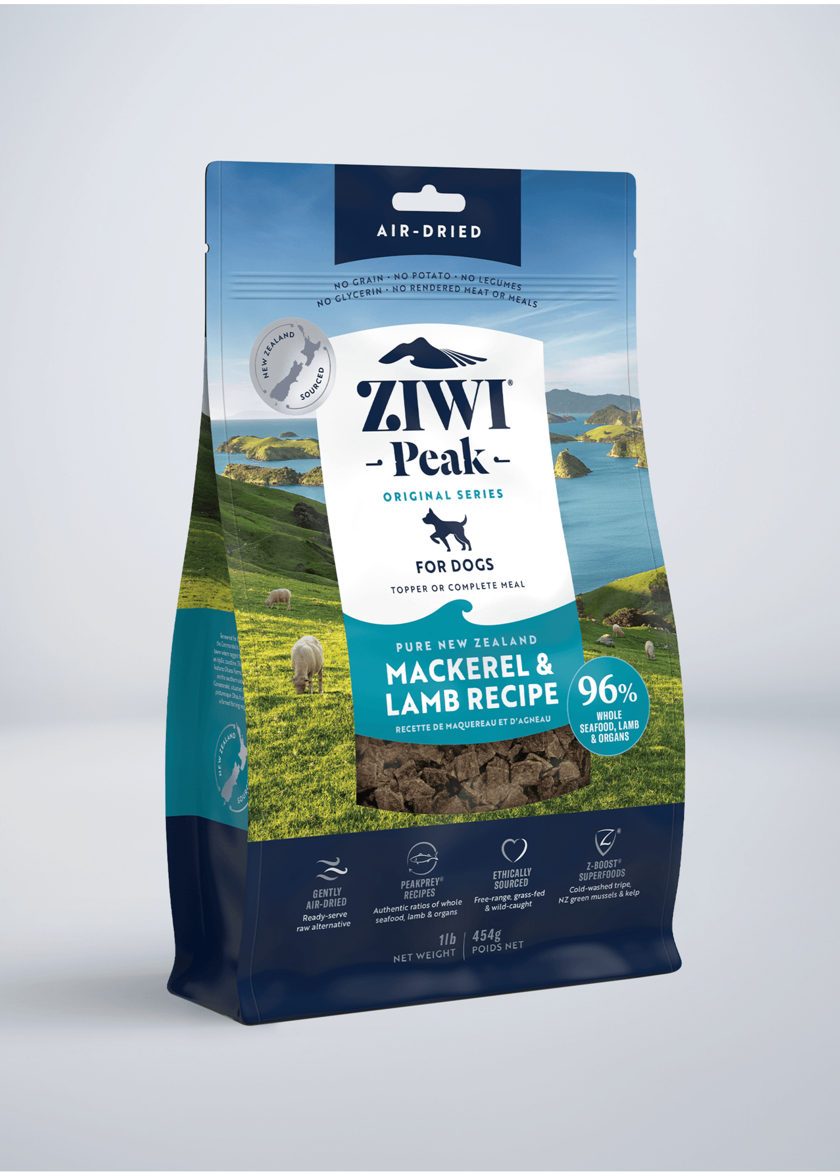 Ziwi Peak Air Dried 2.2lb (Mackeral n Lamb)