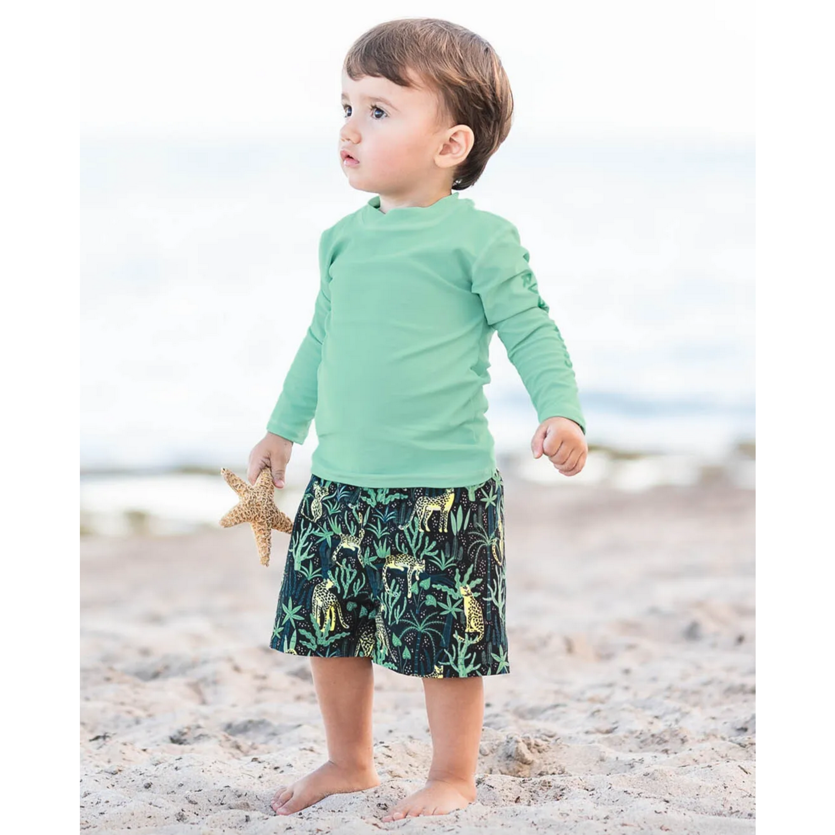 Ruffle Butts Rugged Butts Long Sleeve Rash Guard