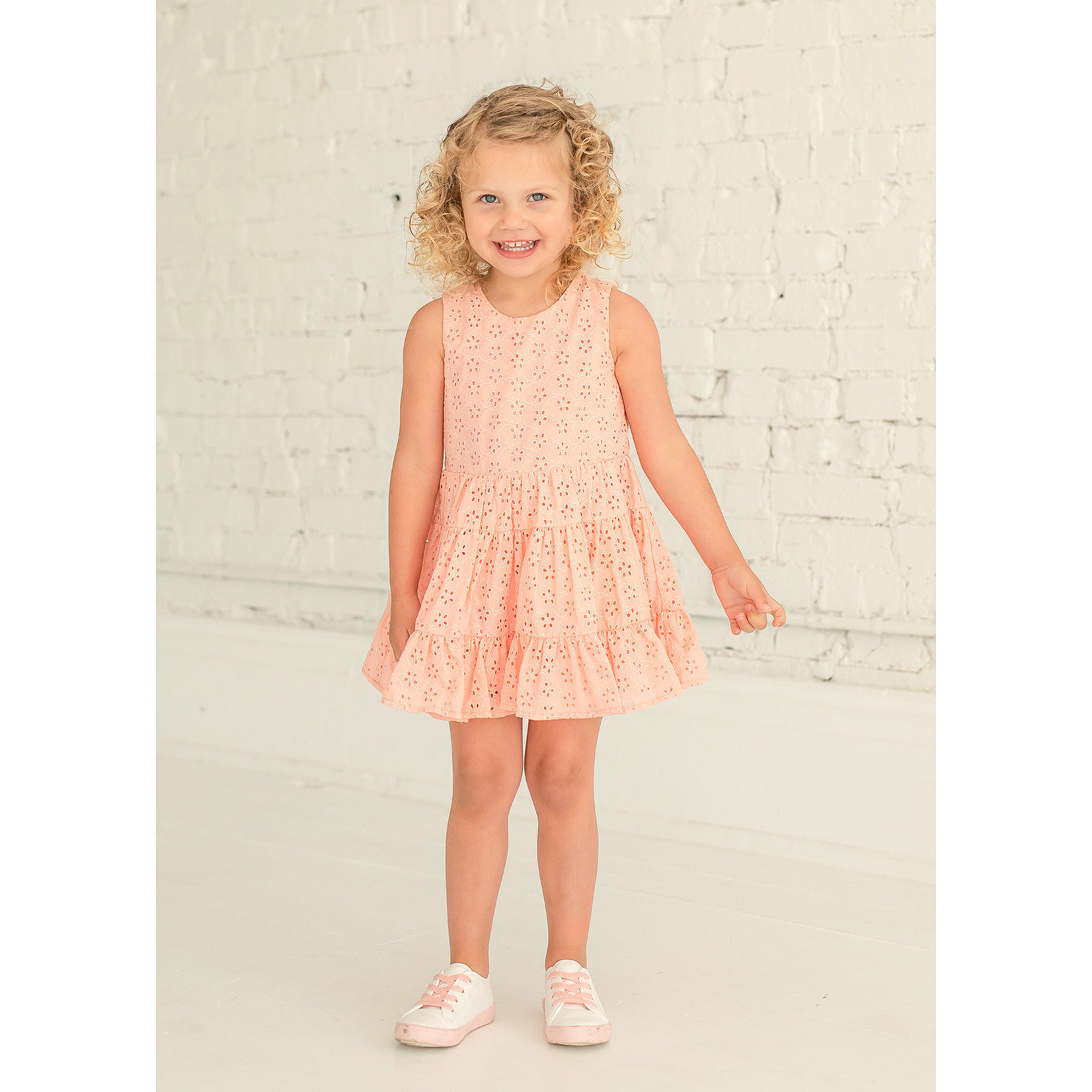 Mabel and Honey Mabel & Honey Amara Cotton Eyelet Emboridery Dress